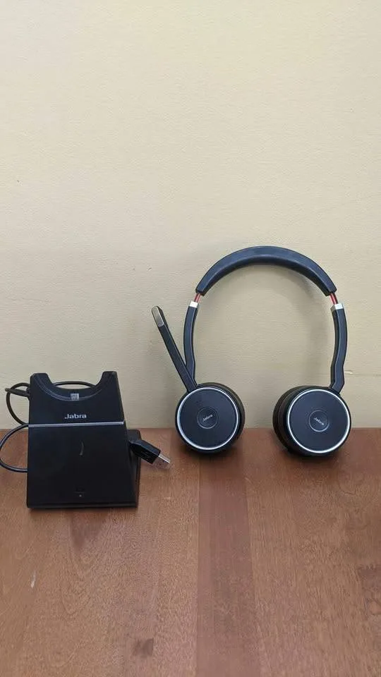 Jabra Evolve 75 Wireless Bluetooth Headphones Black HSC040W thumbnail