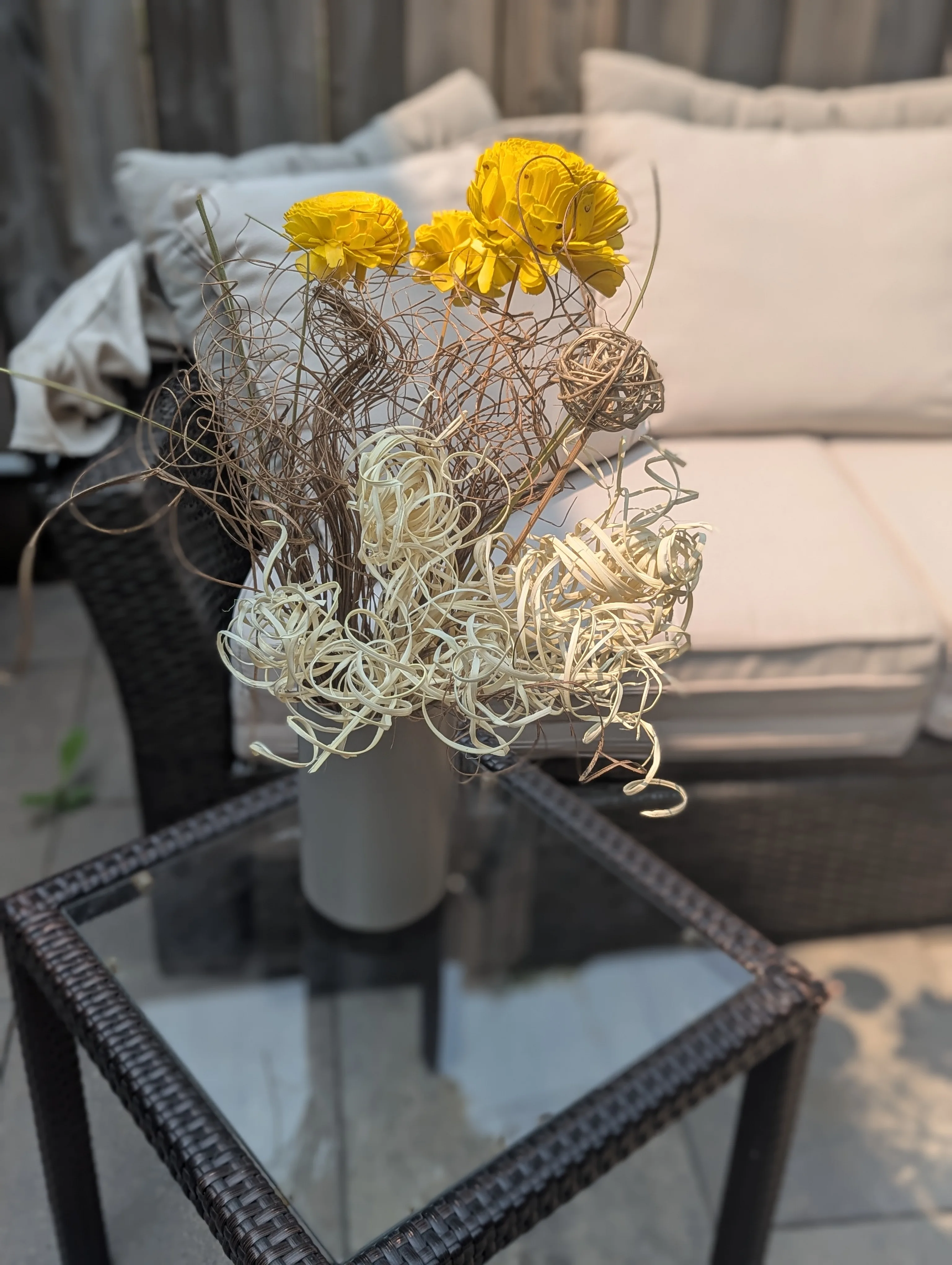 Large Lot of Home Decor Items - Faux Plants + Cube image indicator(9)