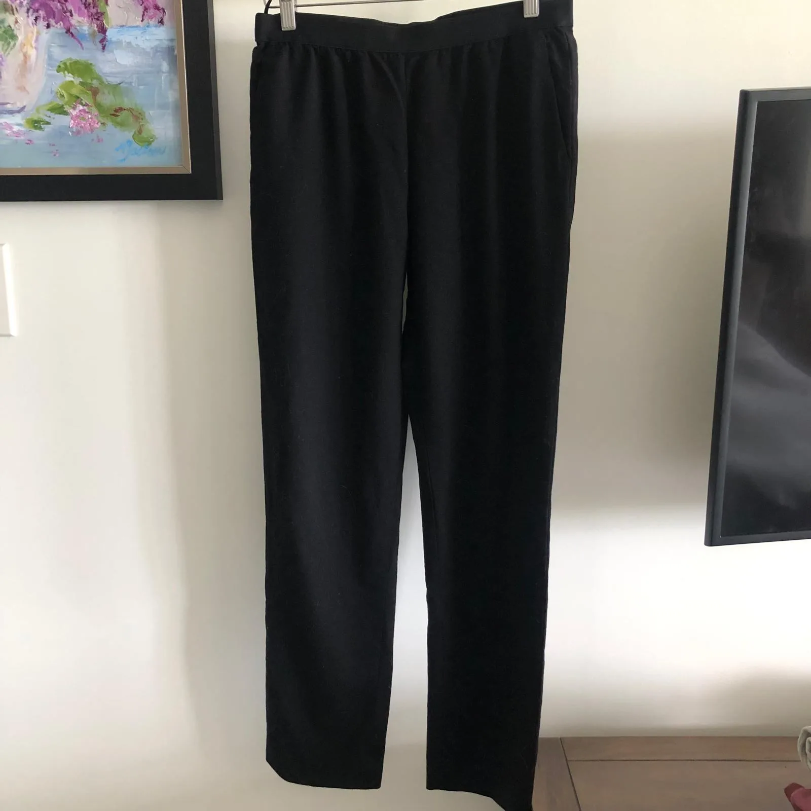 Babaton Aritzia Black Wool Pants - Size Small image indicator(5)