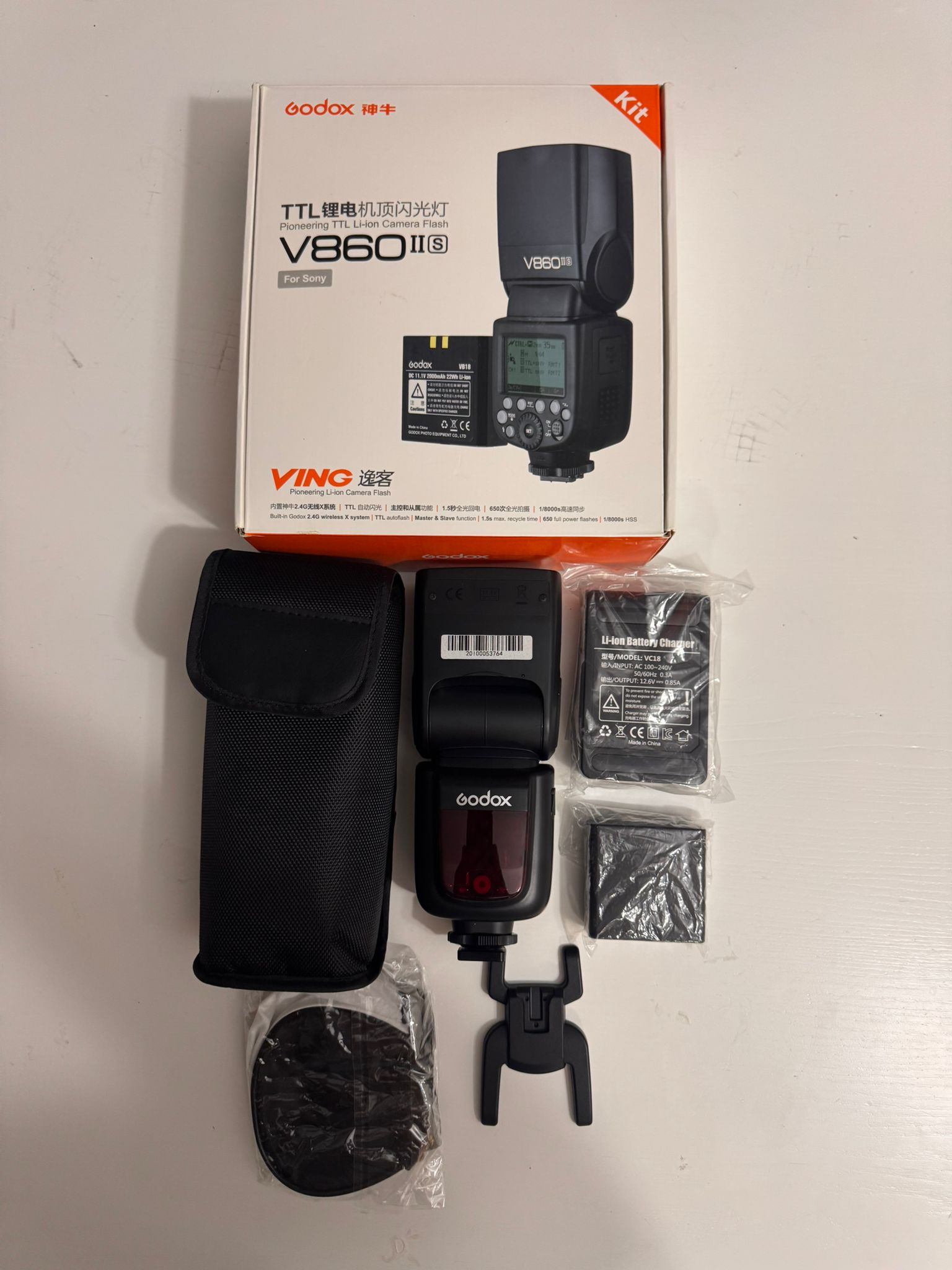 Open to offer - Godox V860II-S TTL Li-ion Cam Flash – For Sony