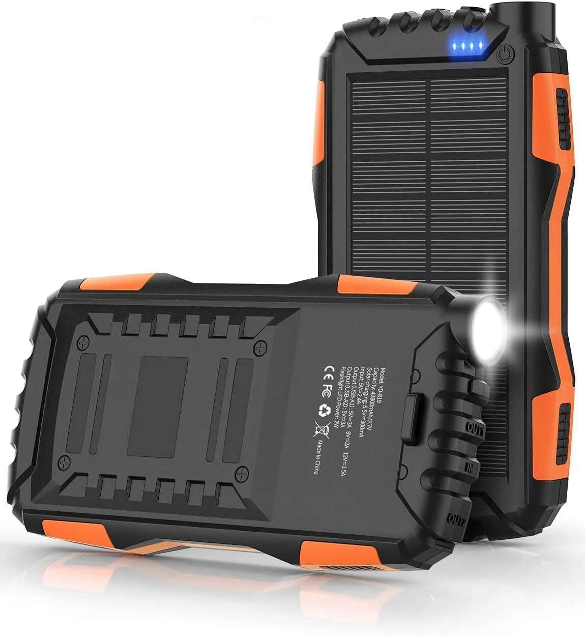 Solar-In 42800mAh Portable Solar Charger Power Bank thumbnail