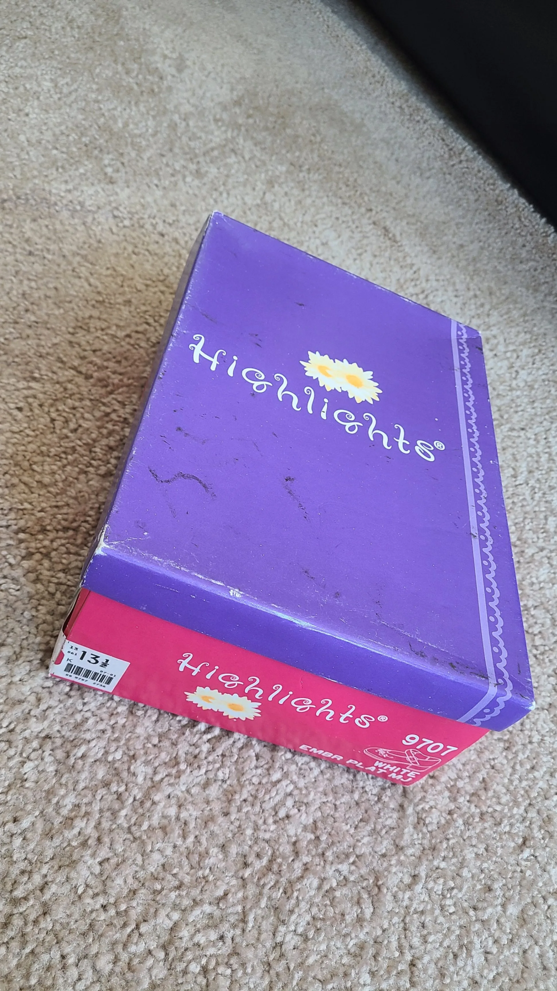 Highlights Girls' White Dress Shoes, Size: 13 1/2 image indicator(2)