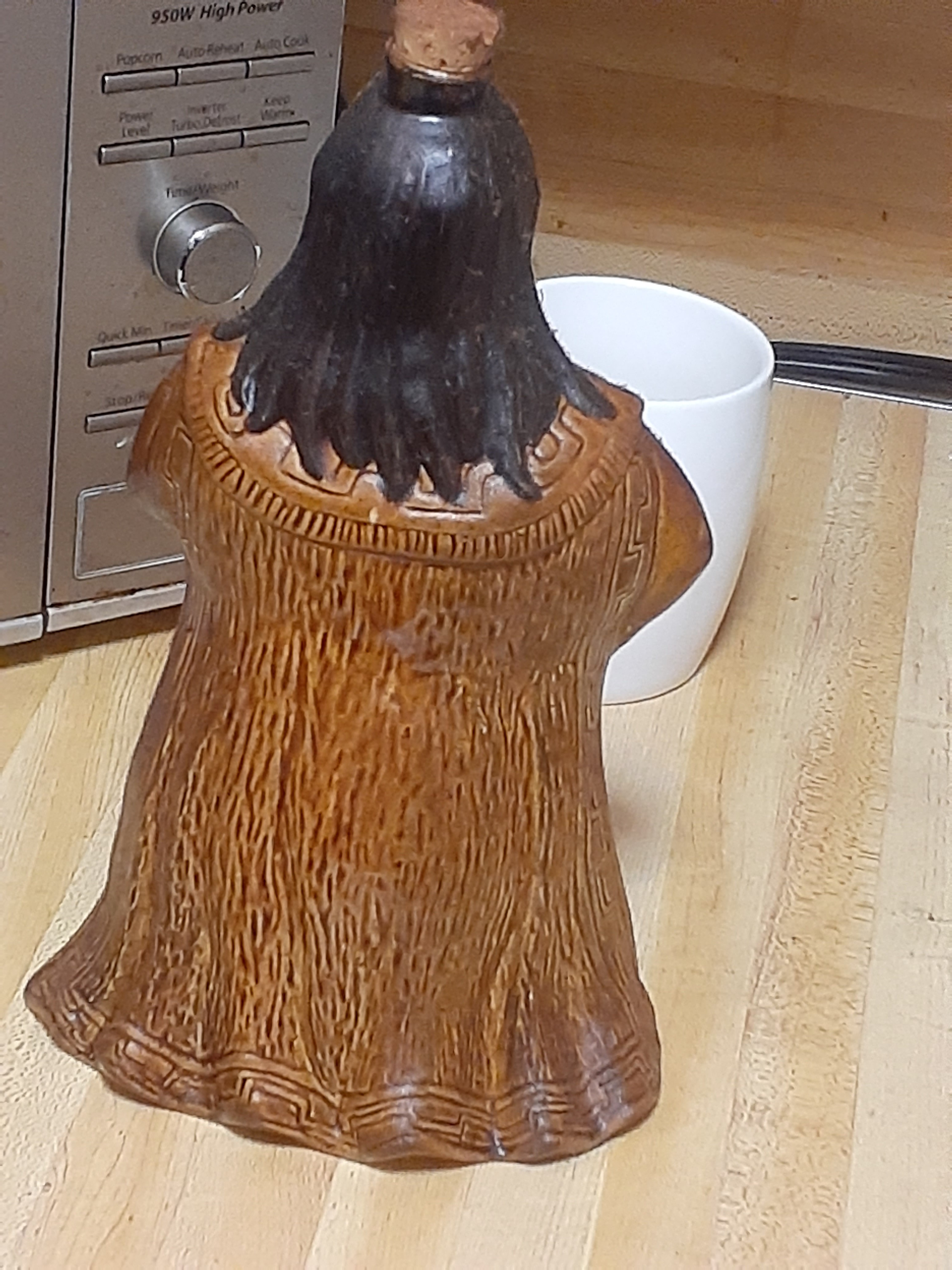 Aztec Warrior Statue Wooden Bottle (DOWNSIZING SALE) - photo 3