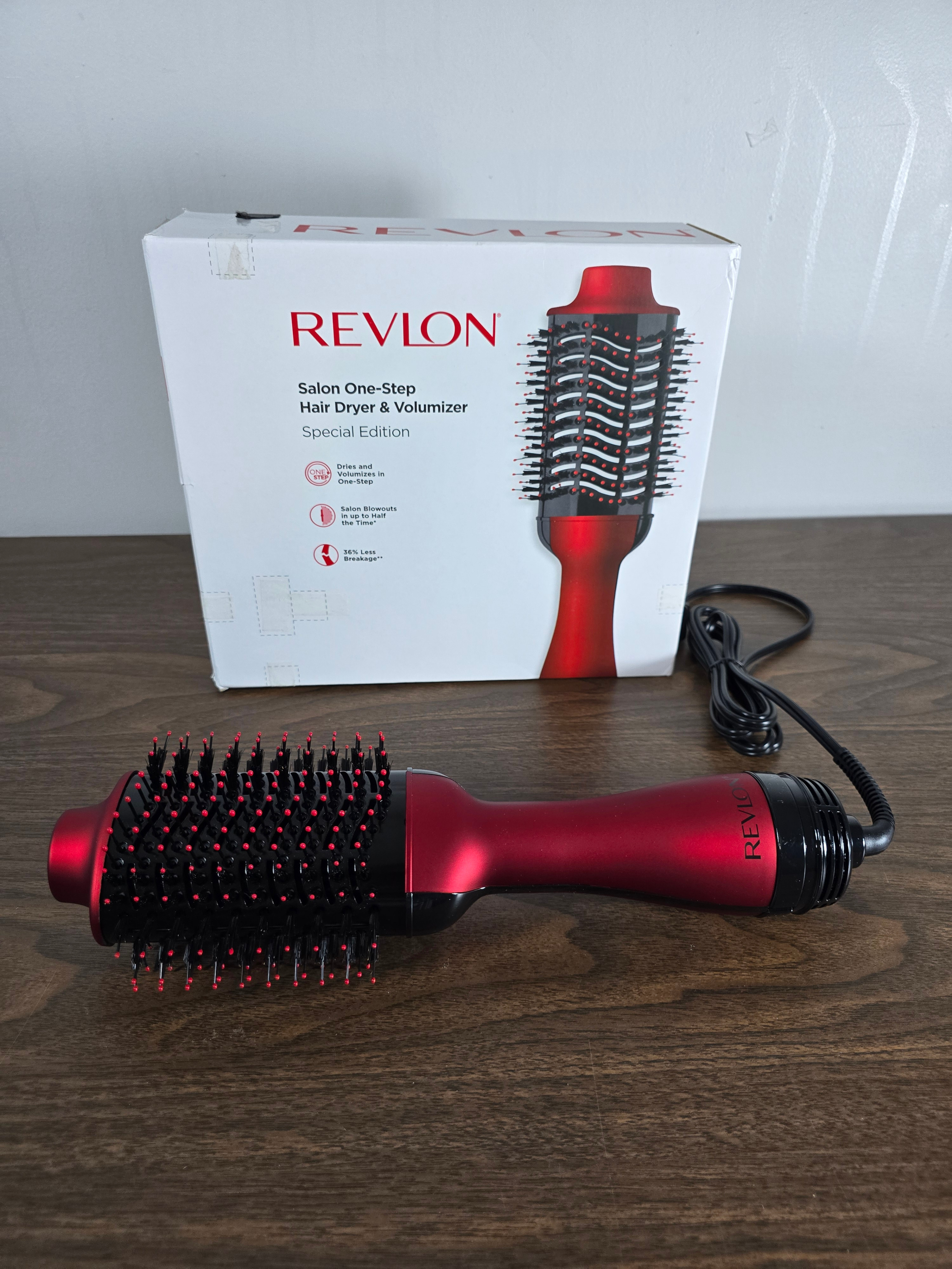 Revlon One Step Hair Dryer and Volumizer - Special Edition - Red