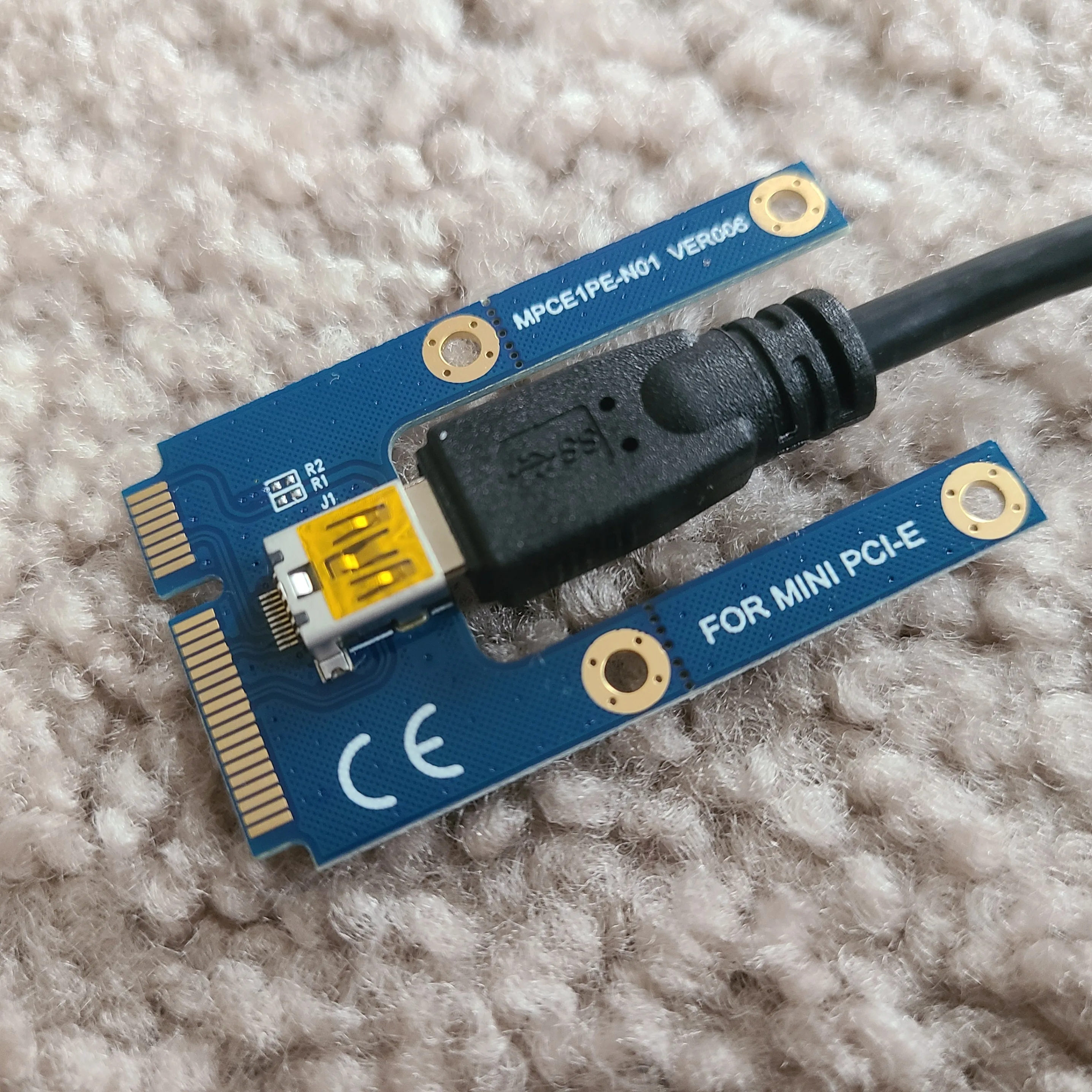 Mini PCI-E to 16x adapter for using eGPU on laptop image indicator(6)
