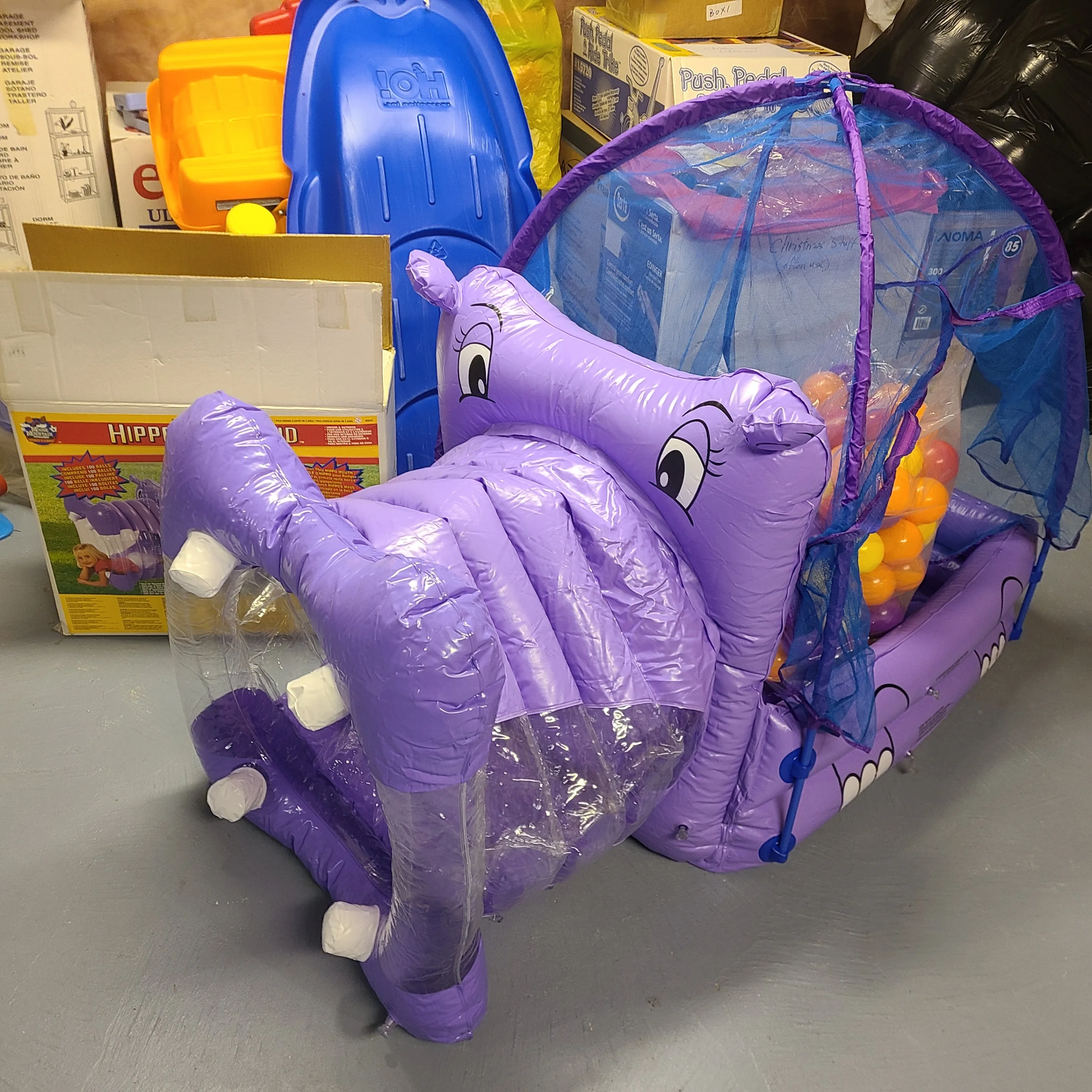 (**Price Dropped**) Inflatable Hippo Playland thumbnail