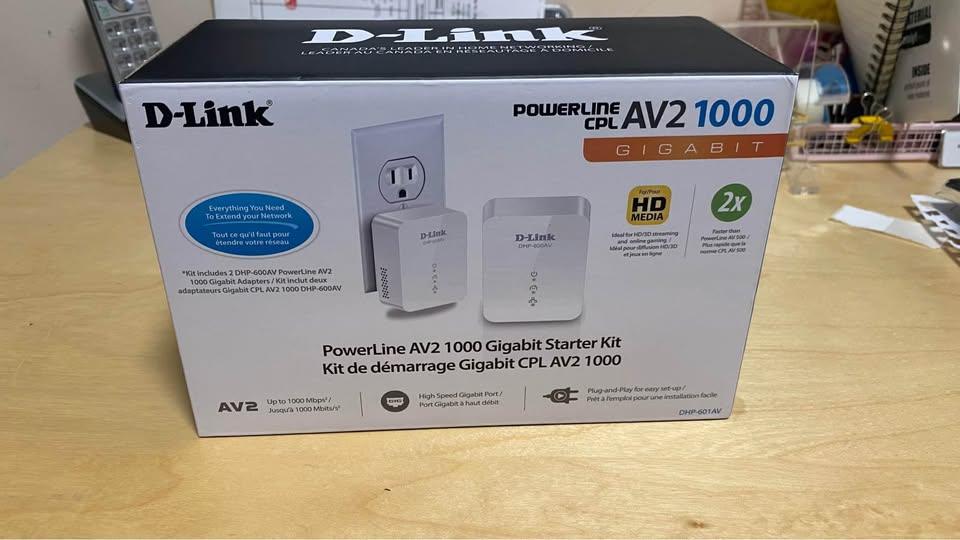 D-Link powerline AV2 1gb starter kit