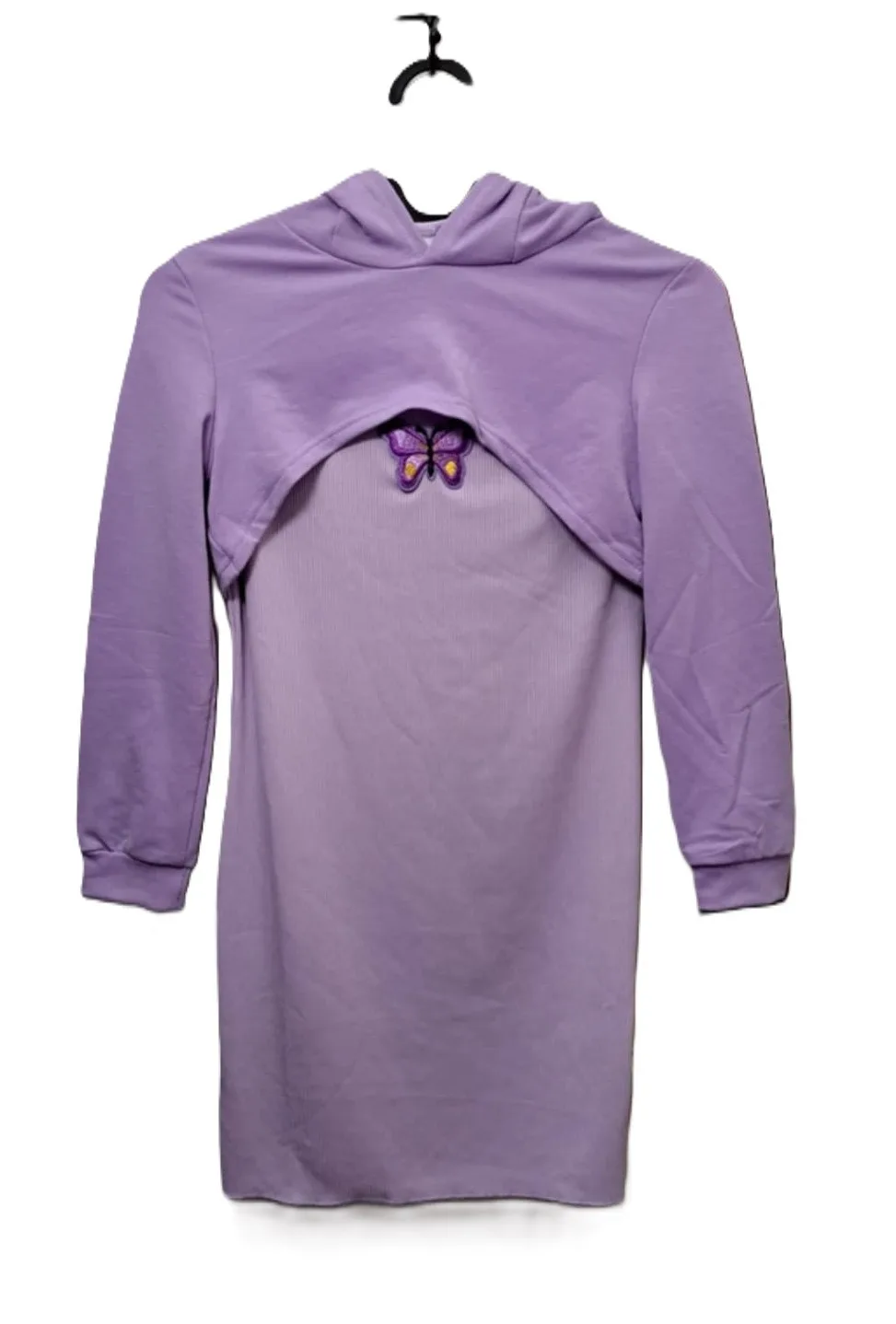 New Two-Piece Purple Dress Set for Girls thumbnail