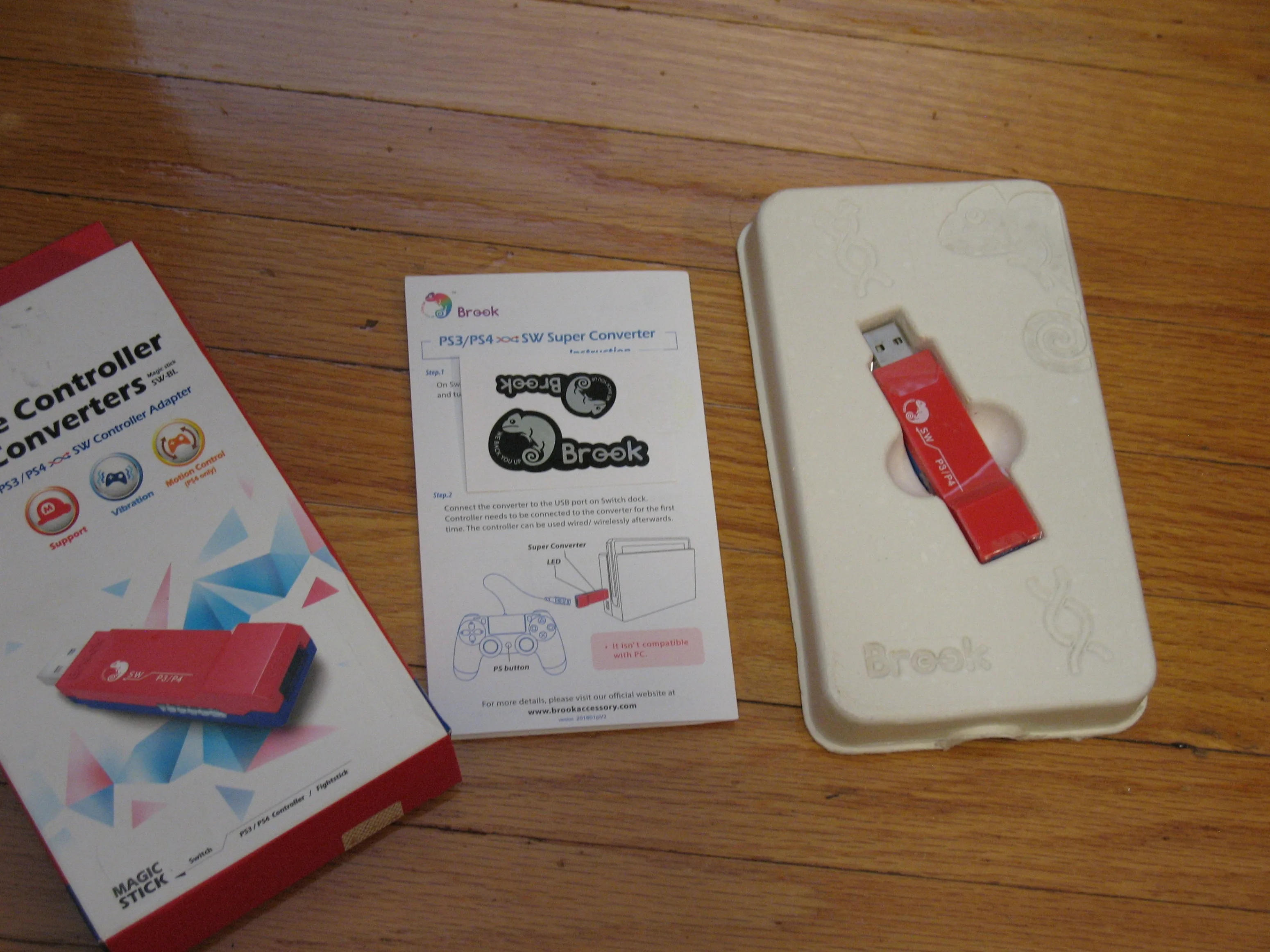 Brook Game Controller Super Converter Ps3/ps4 Para Switch image indicator(5)
