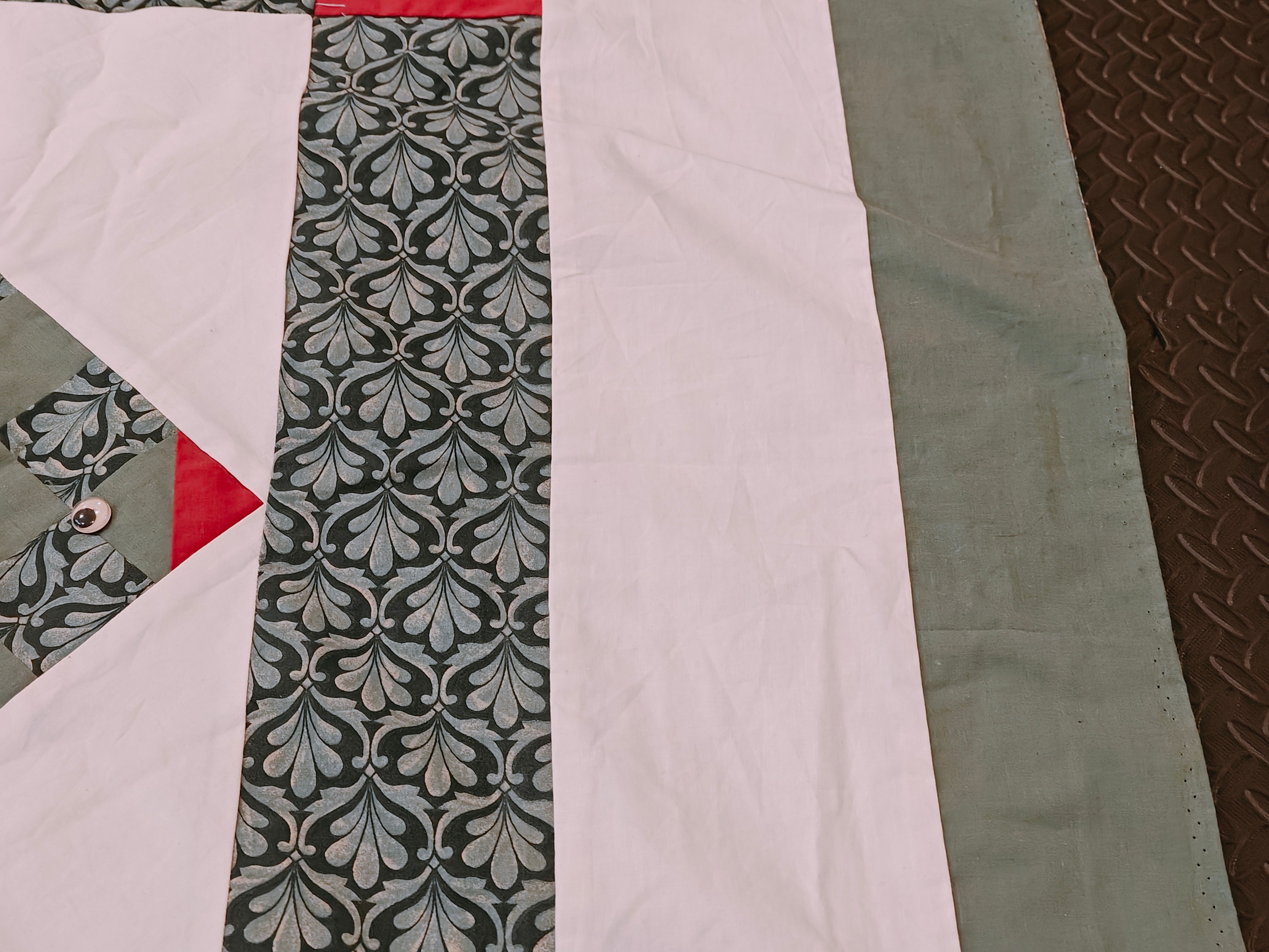 Handmade Quilt Duvet Cover for King Bed Blanket - 90" x 86" - photo 5