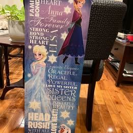 Frozen beautiful canvas wall art - photo 2