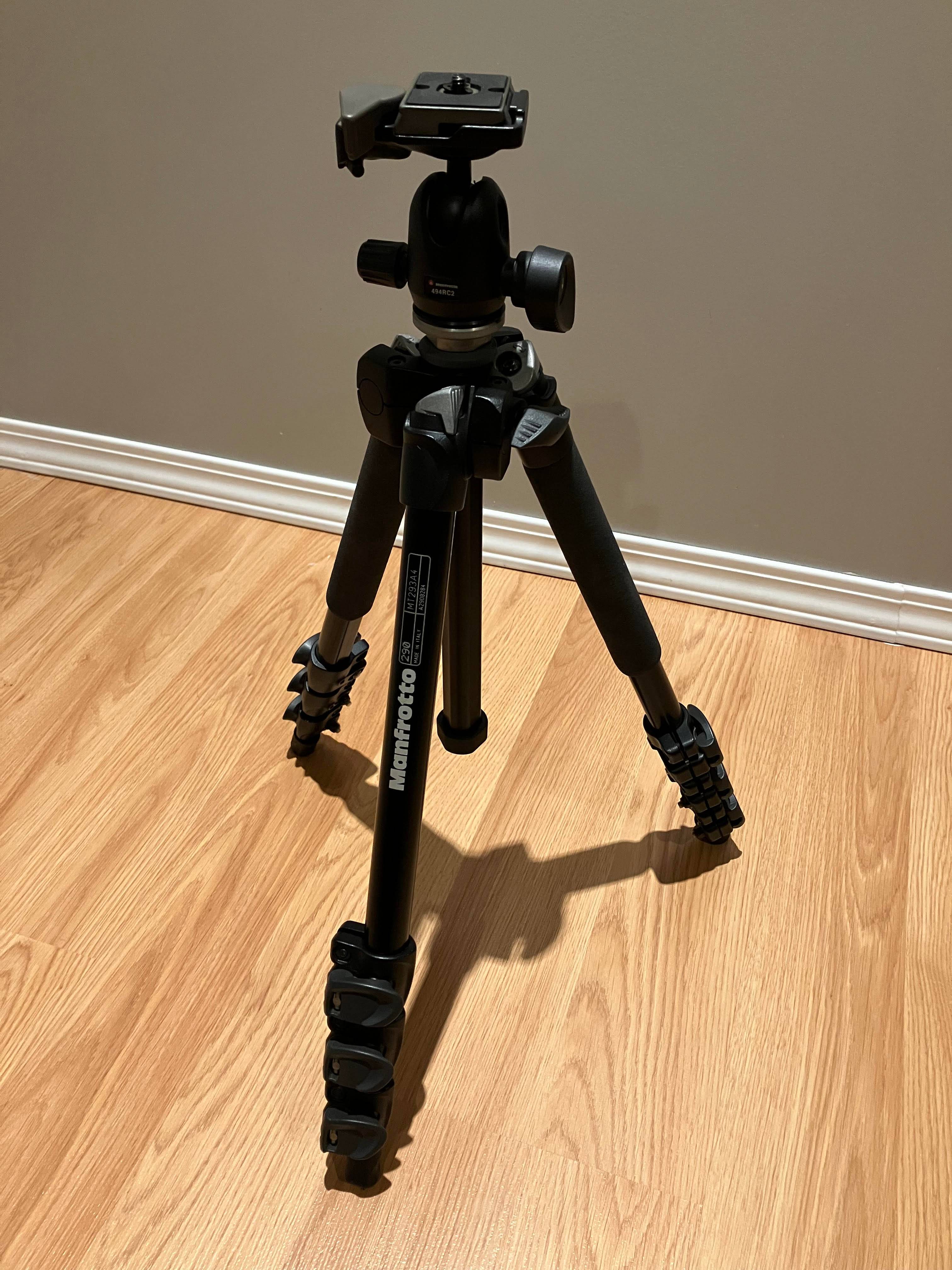 Manfrotto 290 Camera Tripod 🧡