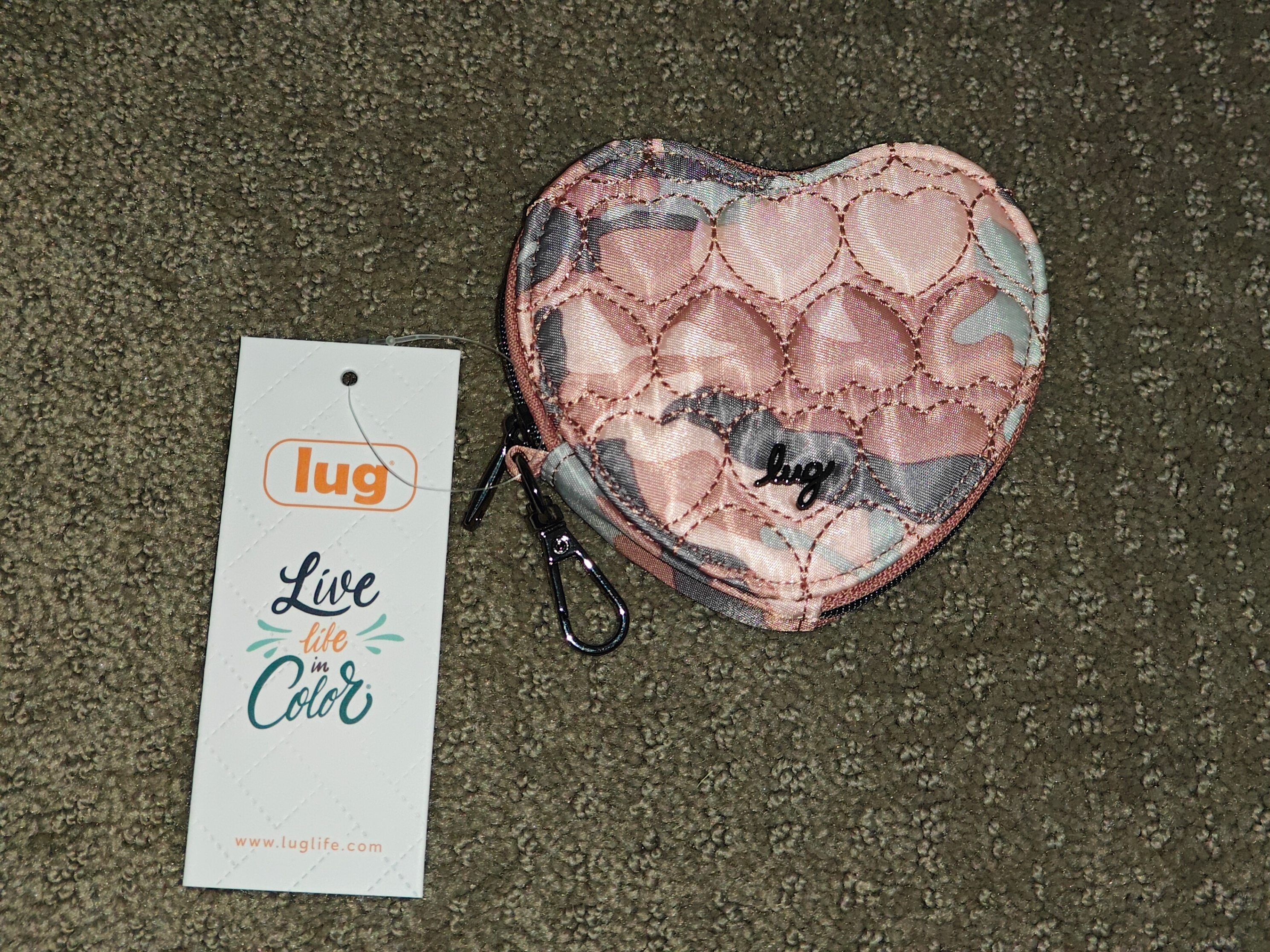 Lug Heart Pouch Wallet / Coin Purse - NEW
