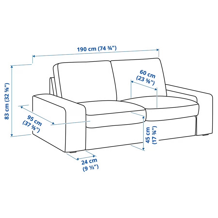 IKEA Loveseat sofa - photo 2