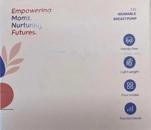 Nuliie wearable Breast Pump S32, Electric 2 Modes 9 Levels image indicator(9)