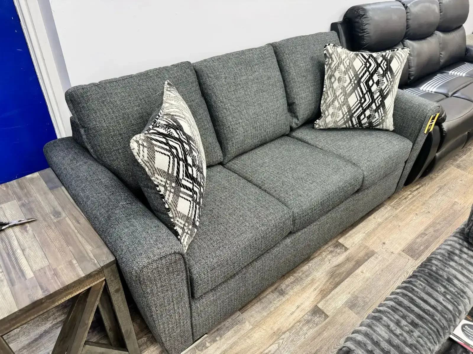 Brand New Sectional Sofa loveseat - Grey Canadian Made In Sale thumbnail