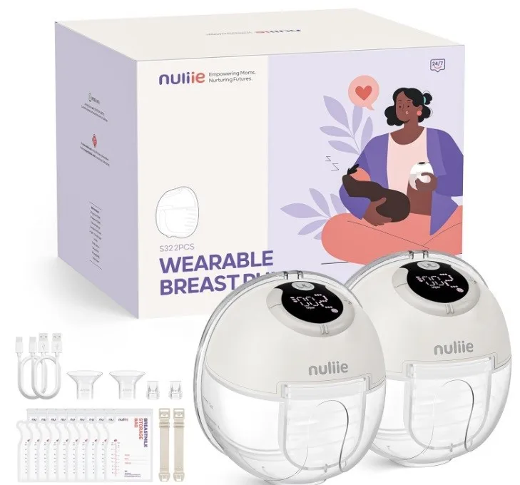 Nuliie wearable Breast Pump S32, Electric 2 Modes 9 Levels thumbnail