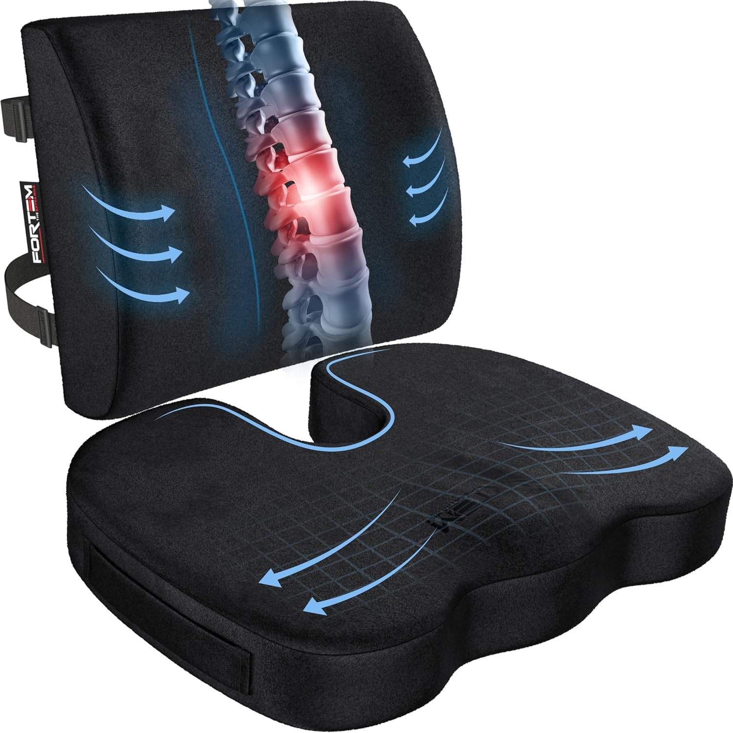 Seat Cushion for Lumbar Support