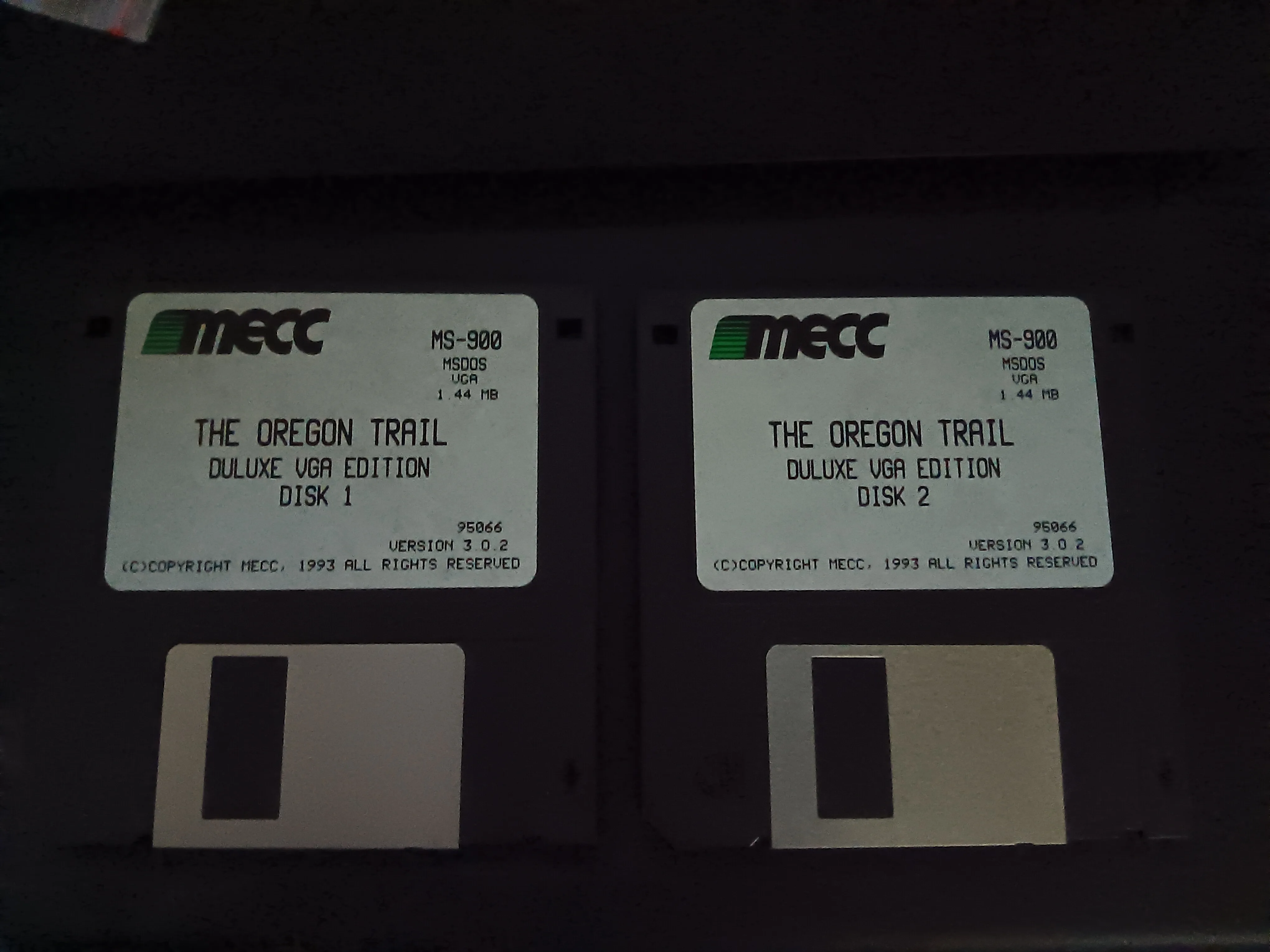 The Oregon Trail 3.5 floppy game disk thumbnail