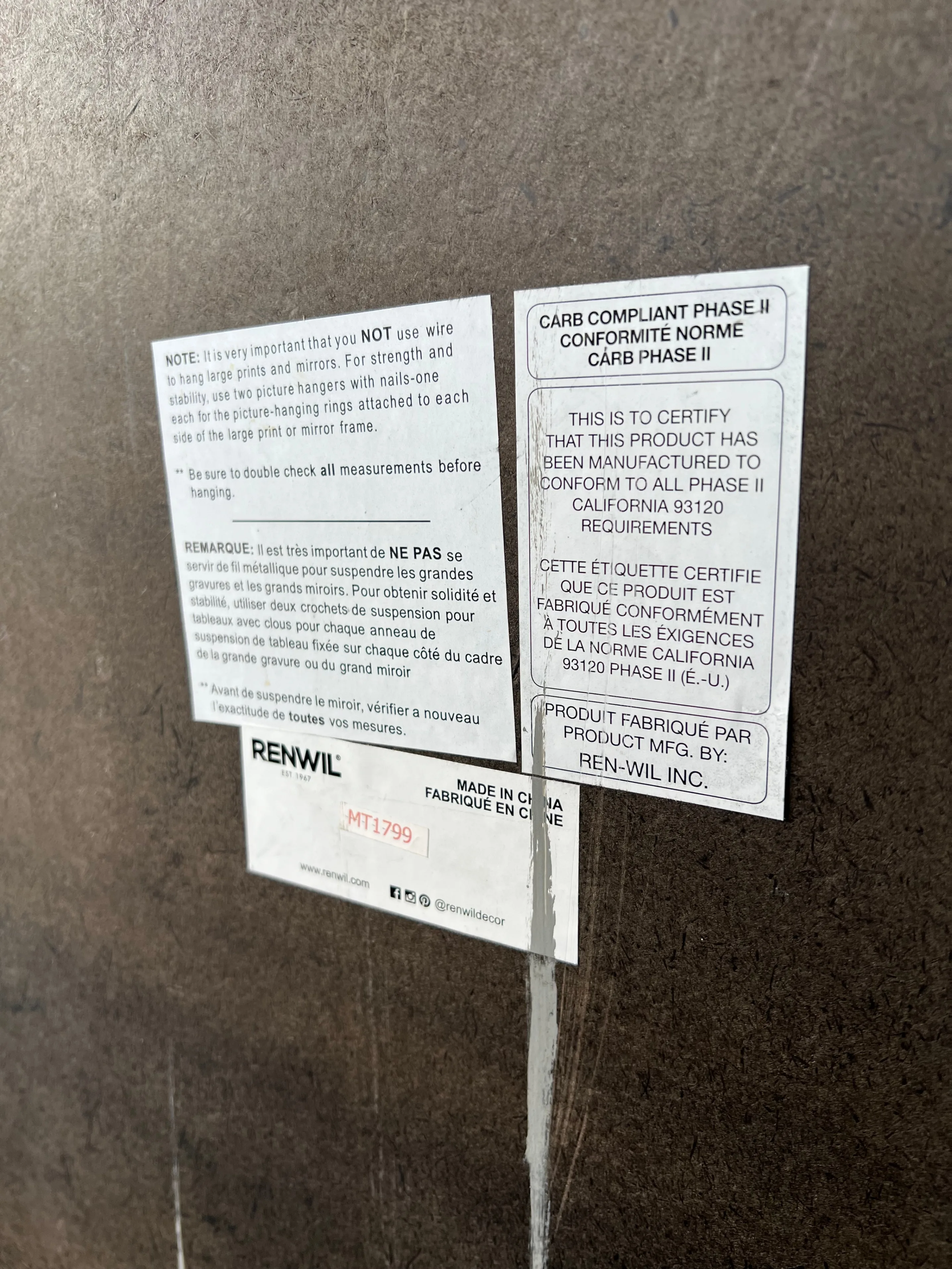 Industrial Floor Length Mirror (Renwil Arbour) image indicator(4)