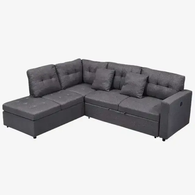 Brand New Fabric Upholstery - Sectional Sofa Sleeper In Big Sale thumbnail