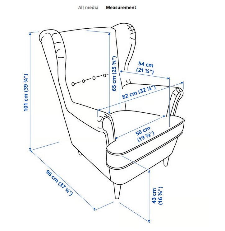 last pickup Aug.20-IKEA-STRANDMON Armchair - photo 2