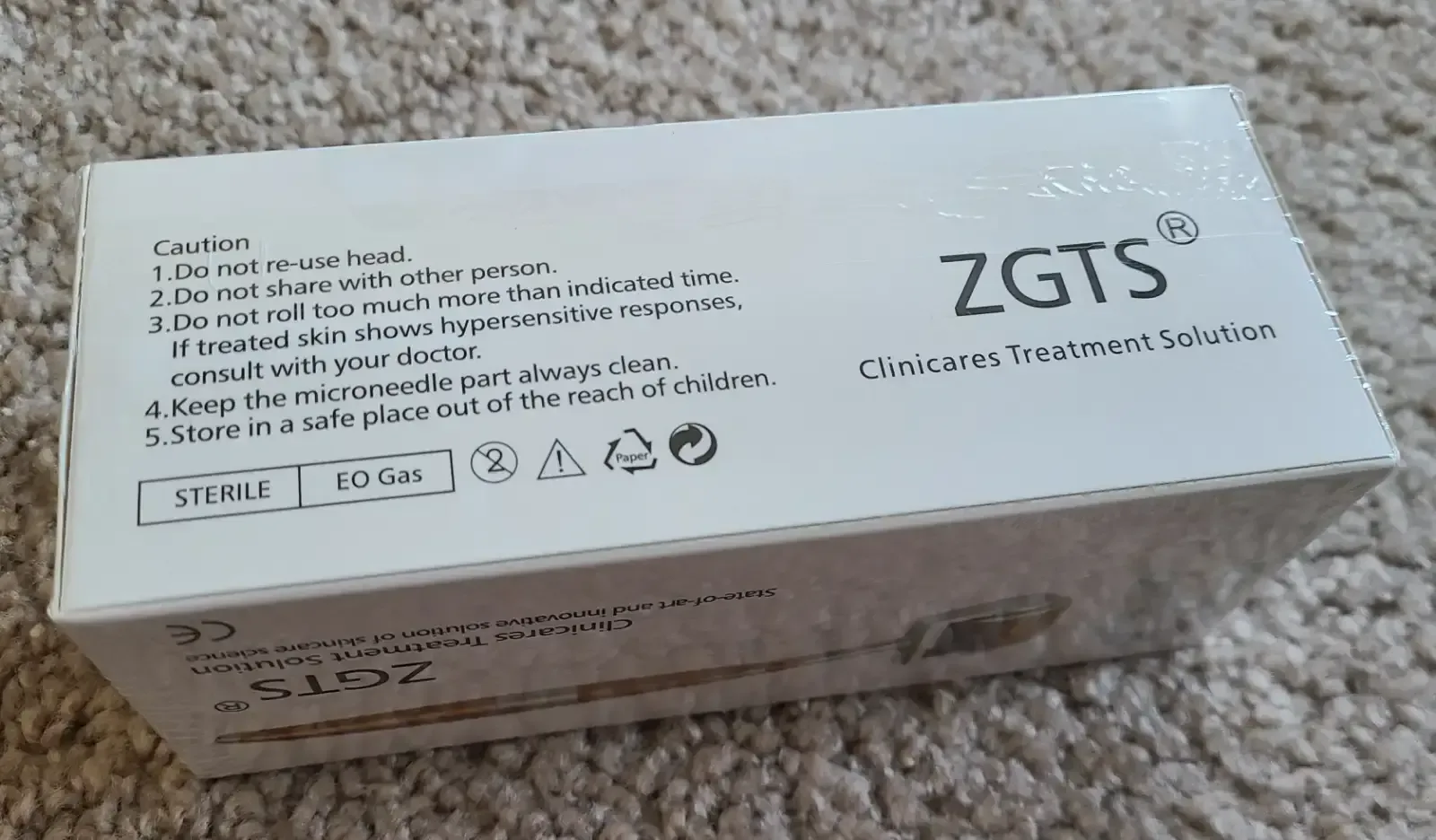 ZGTS clinicares treatment solution derma roller 1.00mm image indicator(5)