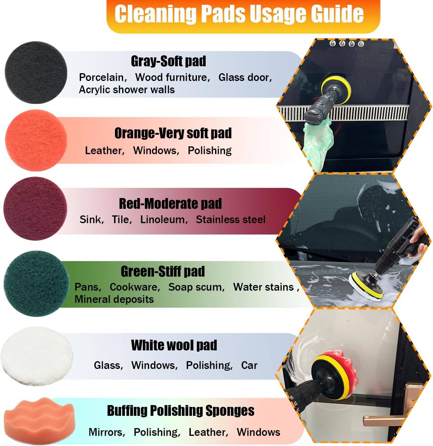 30Pcs Drill Brush Kit: Power Scrub for Bath, Tile & More! - photo 4