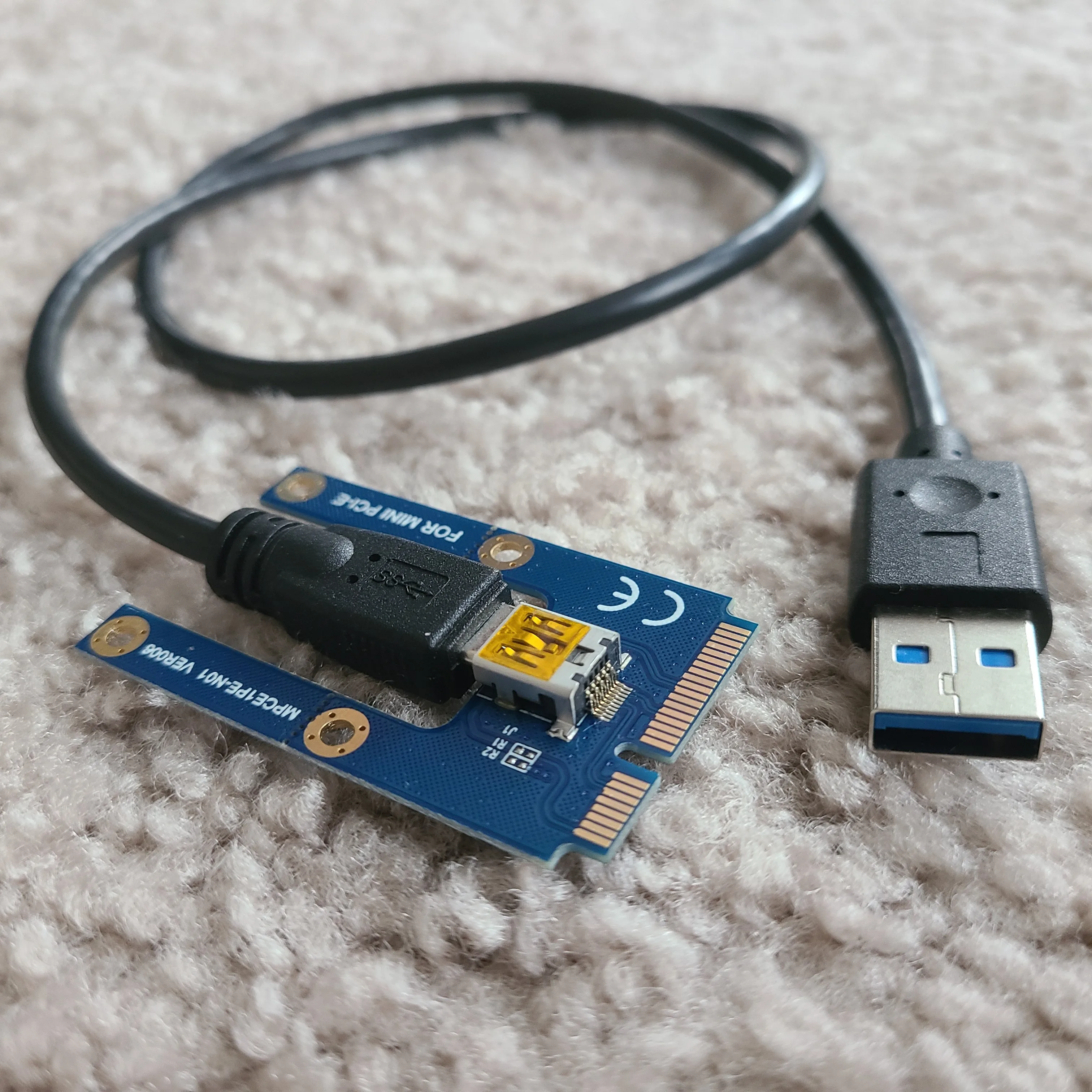 Mini PCI-E to 16x adapter for using eGPU on laptop image indicator(5)
