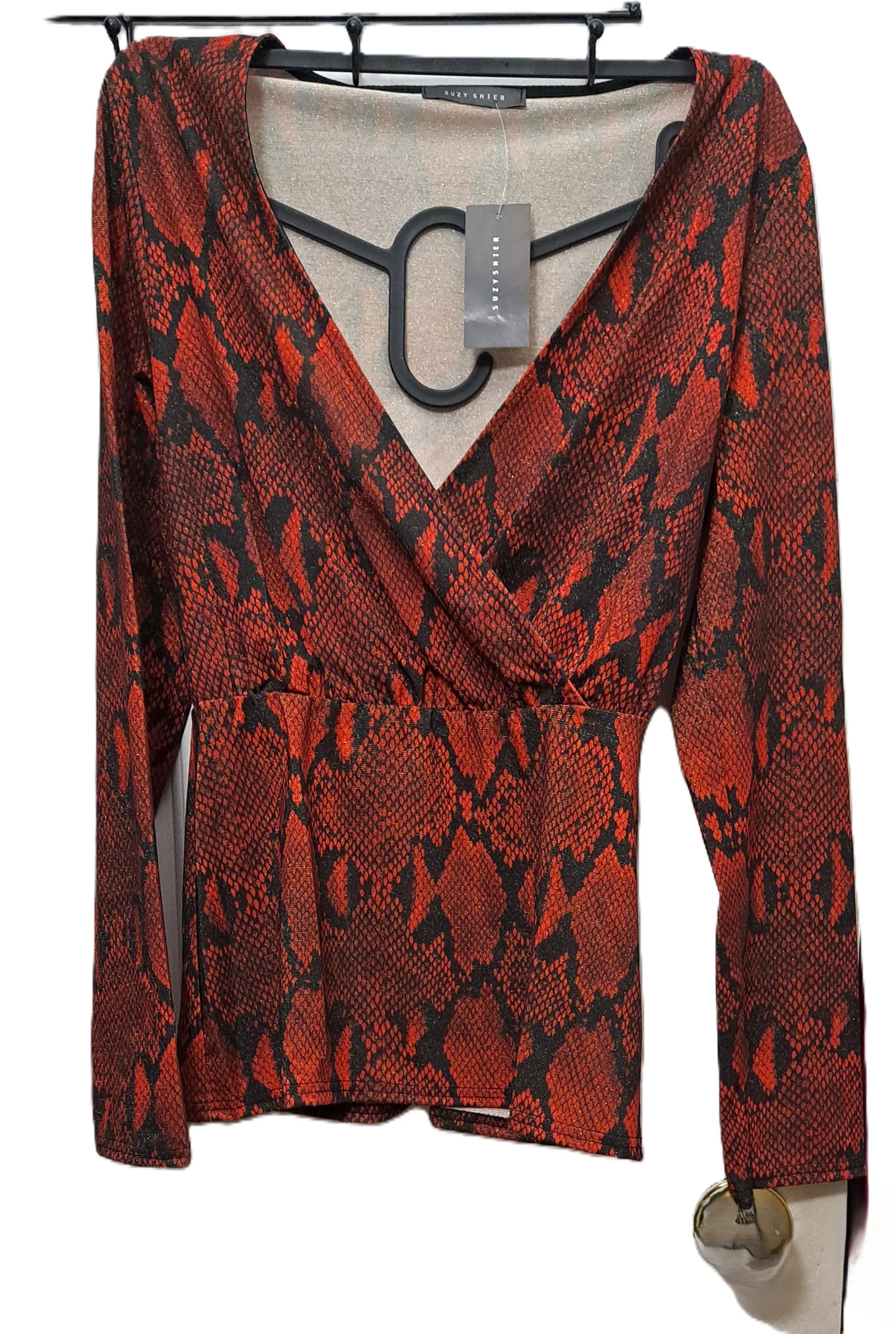 New Women's Snake Design Stylish High Waistline Top image indicator(2)