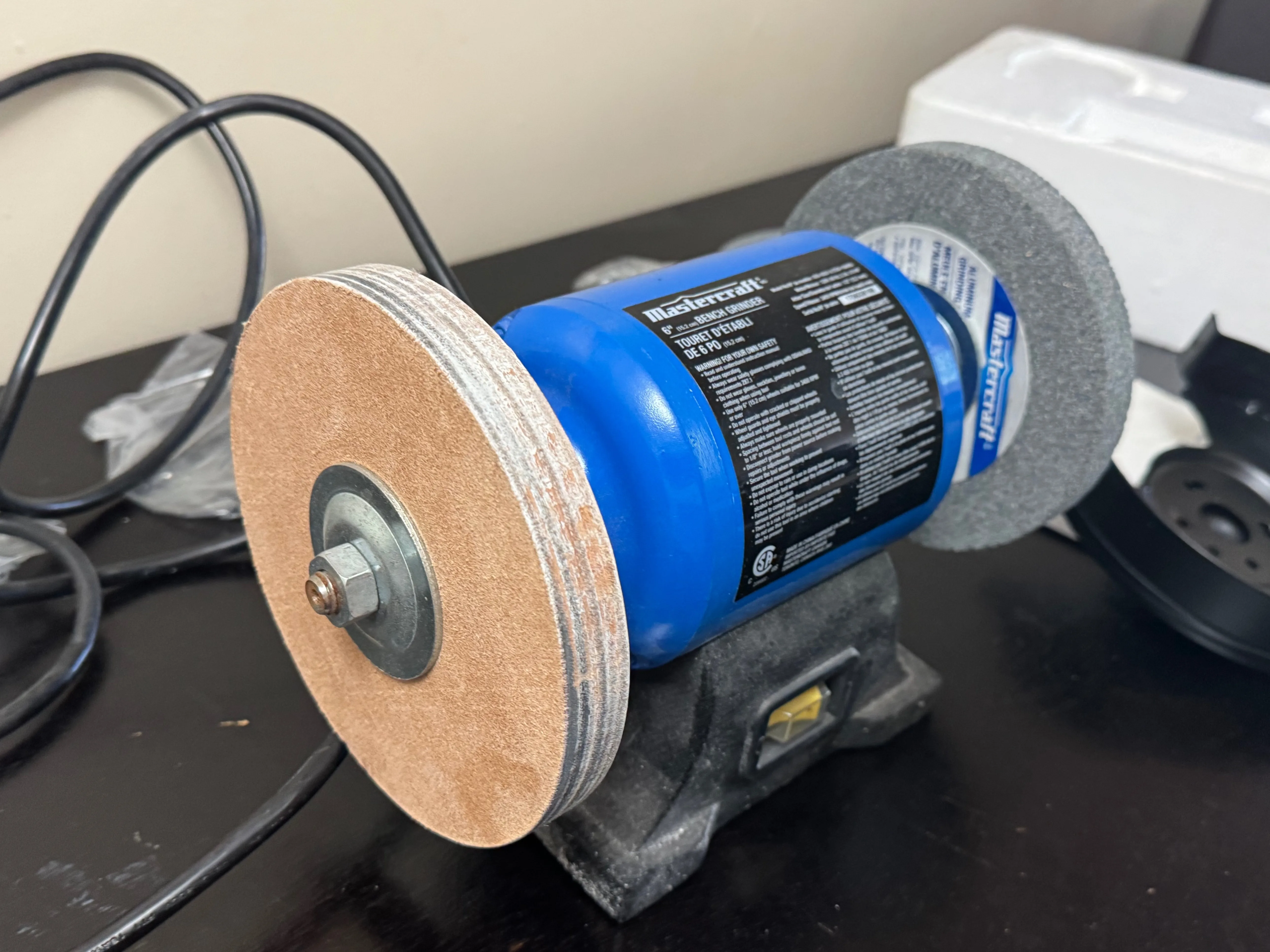 Mastercraft 6" 2.1A Bench Grinder thumbnail