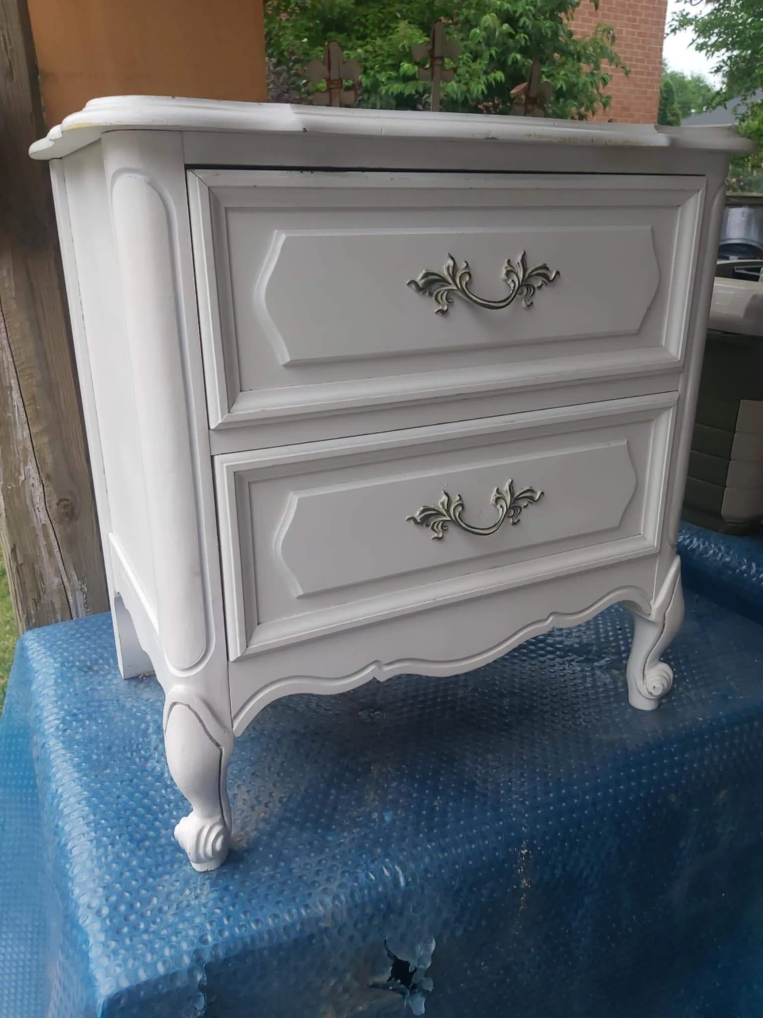 White Side Bed table thumbnail