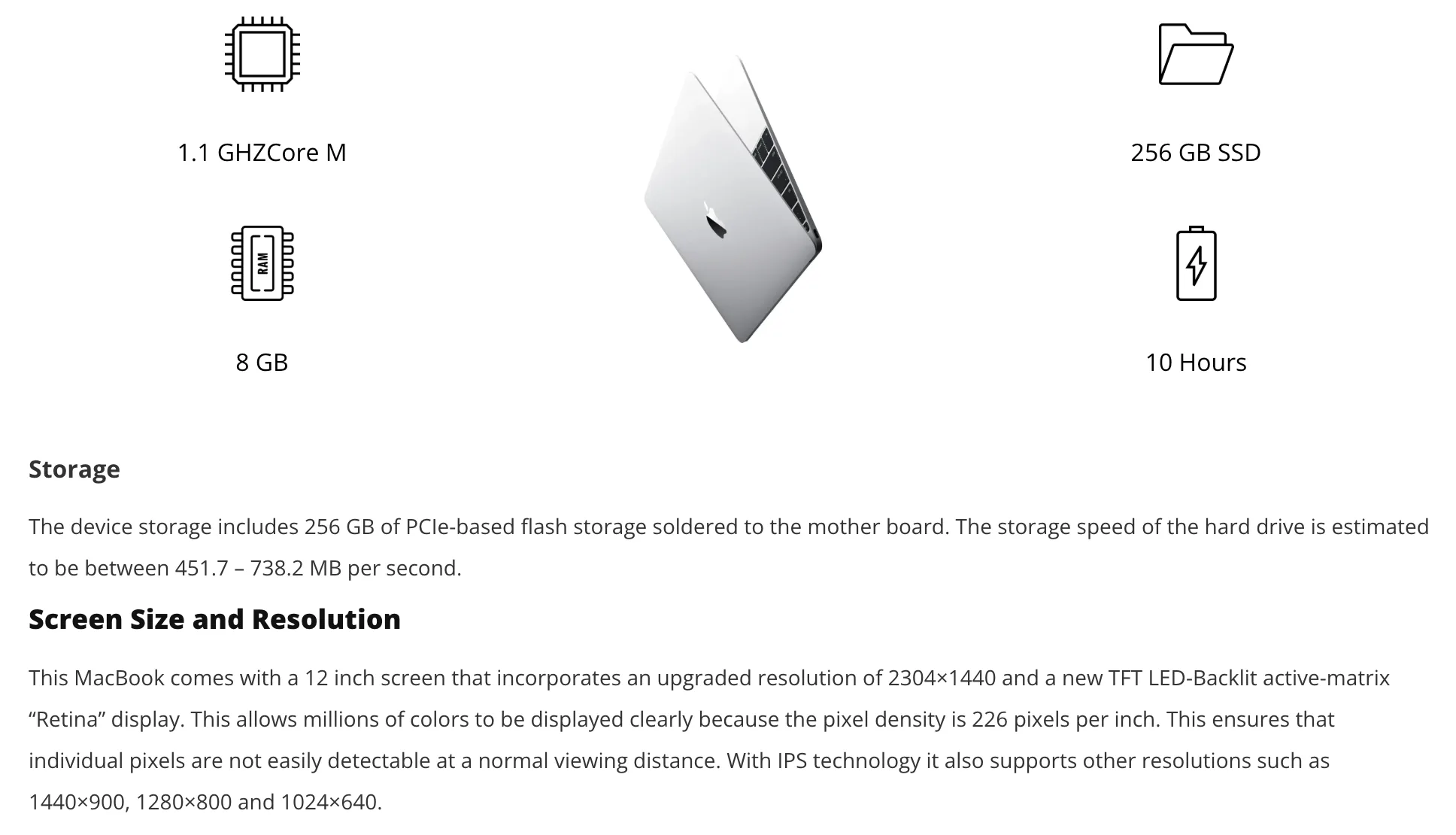 APPLE MacBooK A1534, works great. image indicator(6)