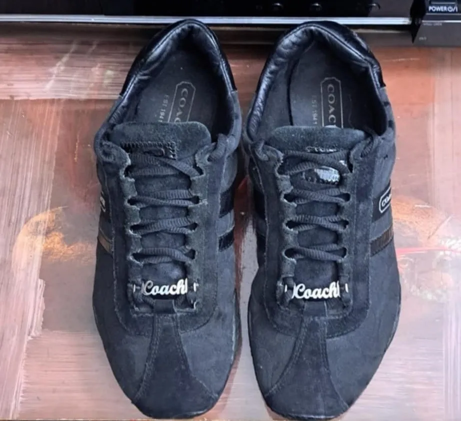 Coach Signature Lace Up Logo Monogram Sneaker + Metal Coach Tag thumbnail