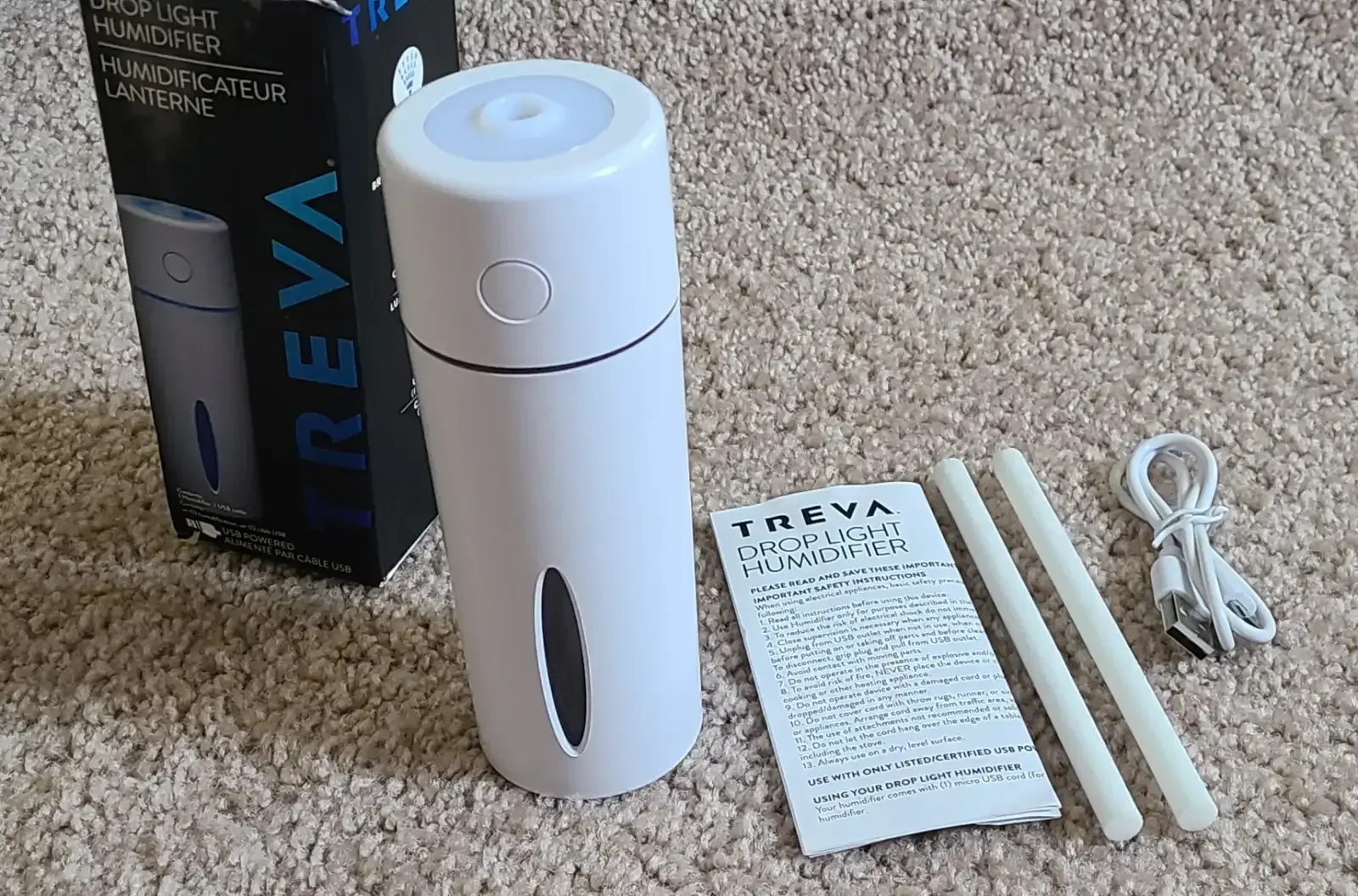 Portable Mini Humidifier with colour lights (1 pc) thumbnail