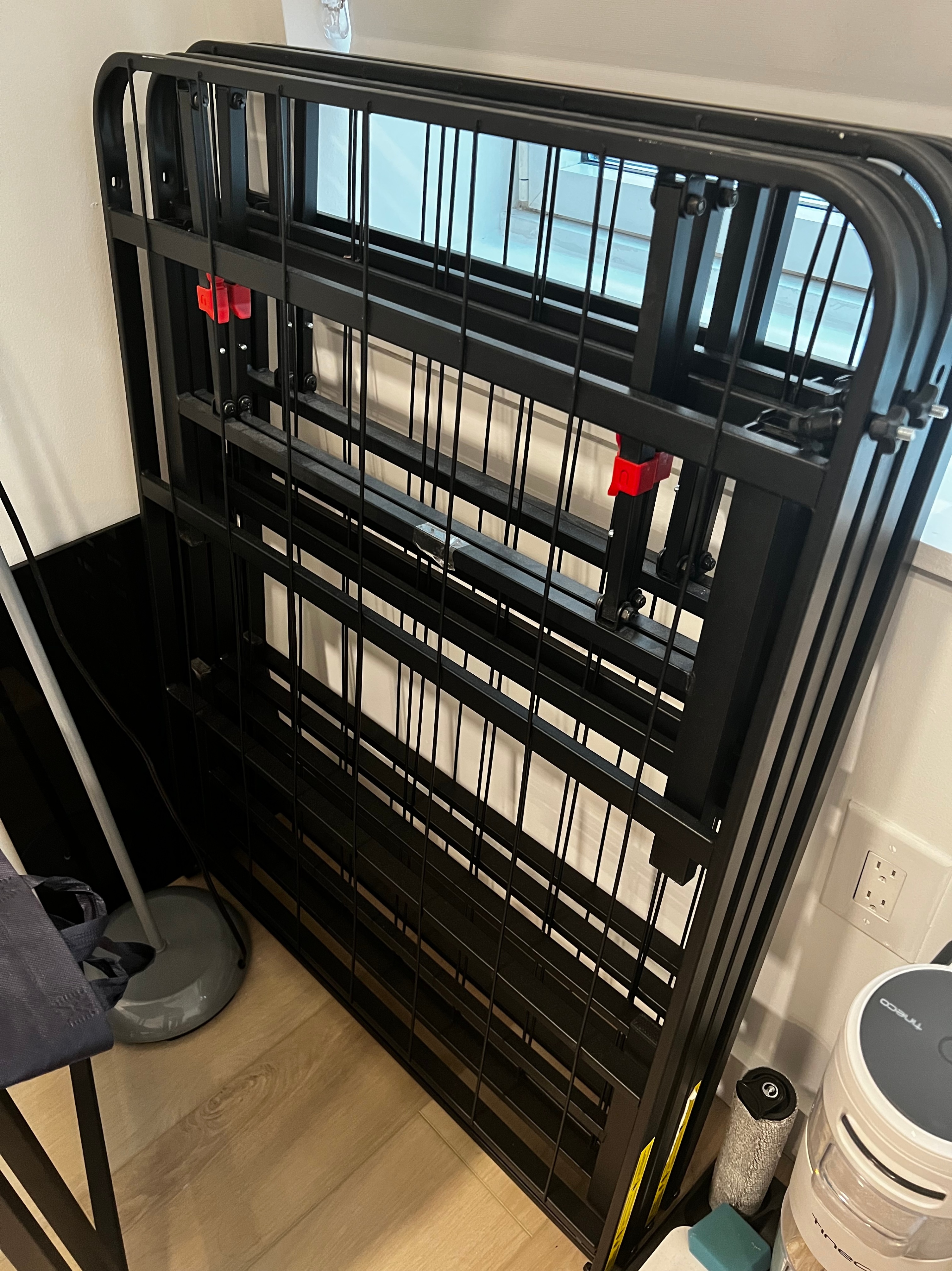 Queen Size Foldable Metal Bed Frame –  No Box Spring Needed