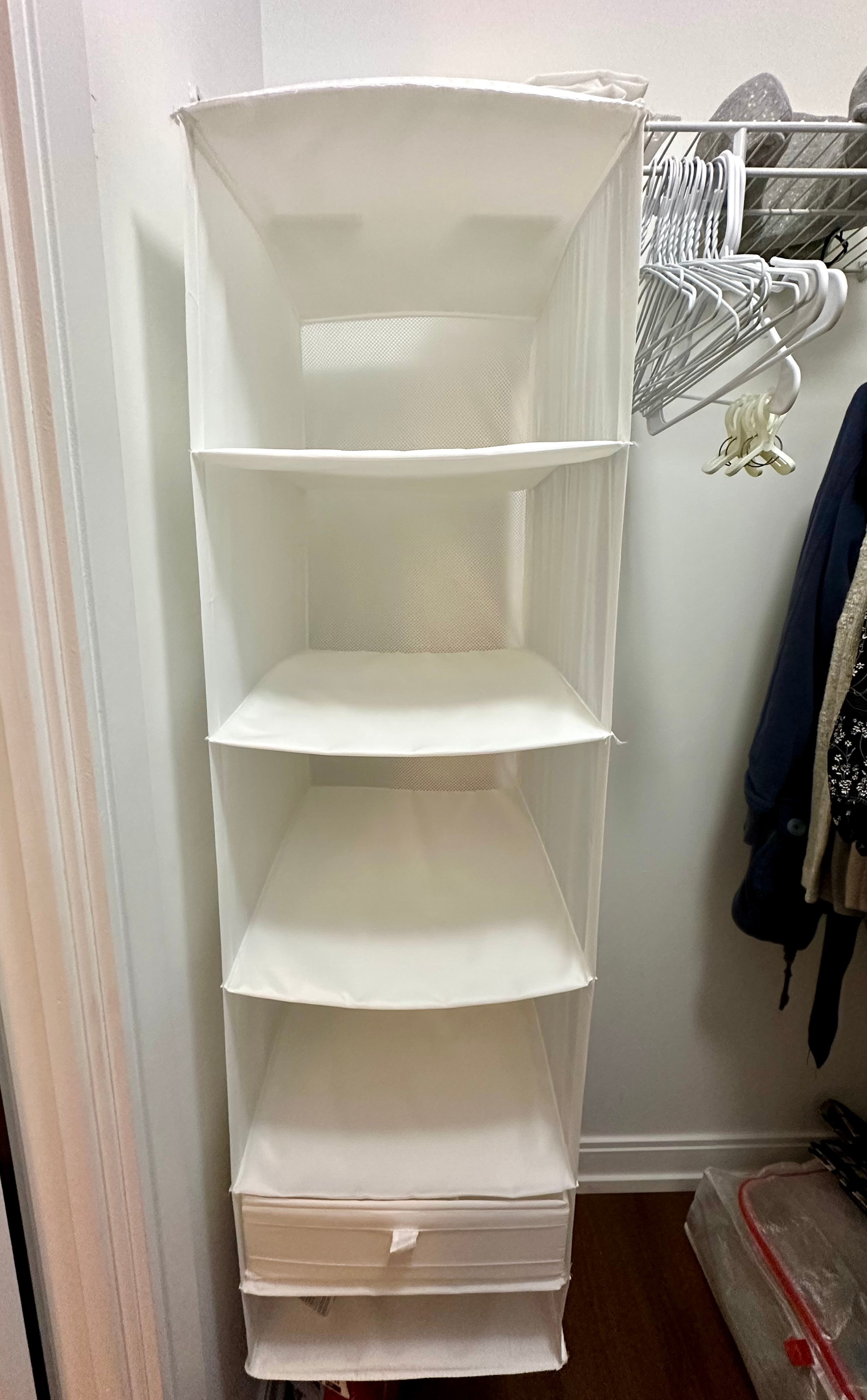 Hanging Clothes Organizer + Drawer Set - photo 2