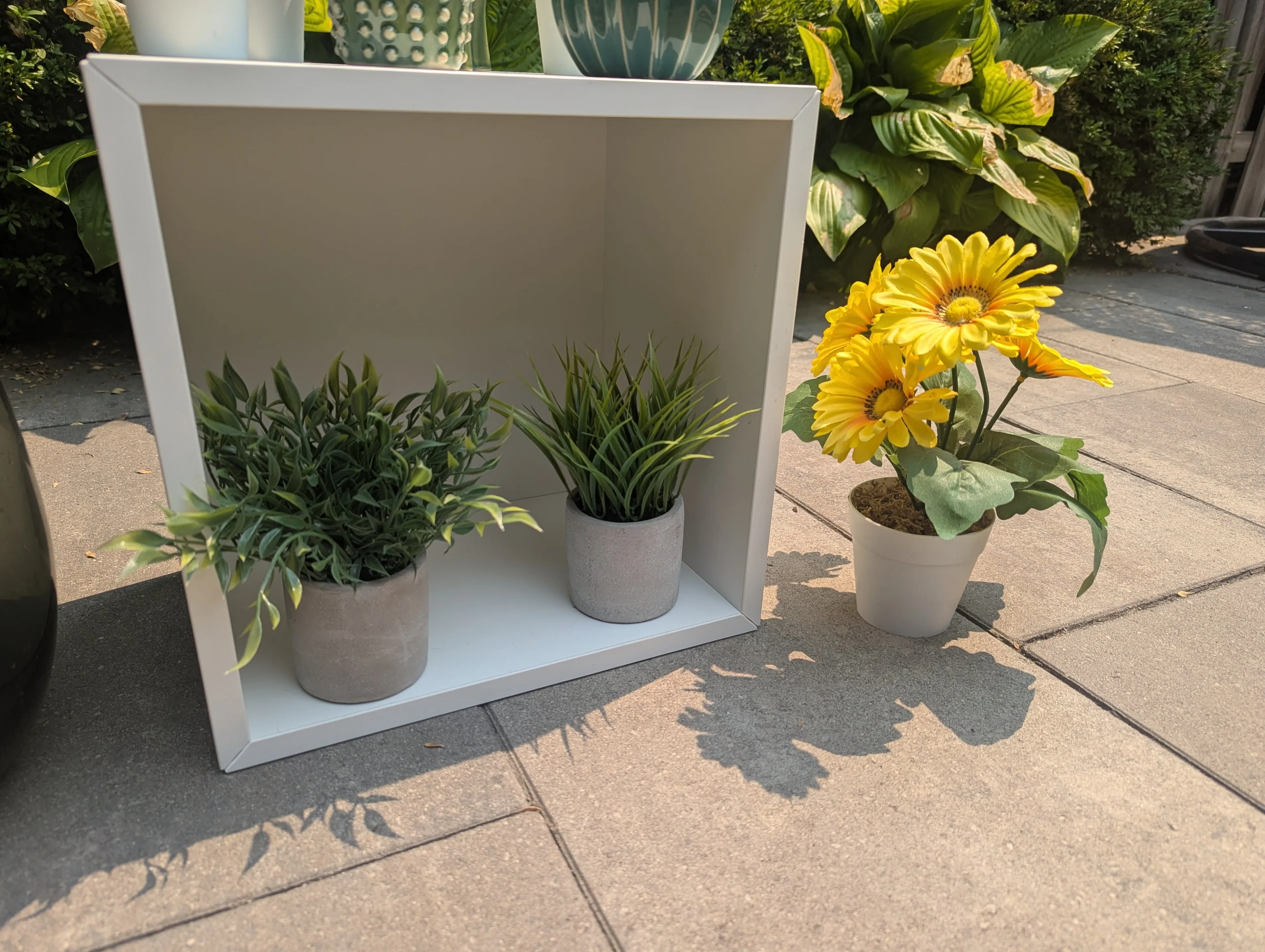 Large Lot of Home Decor Items - Faux Plants + Cube image indicator(6)