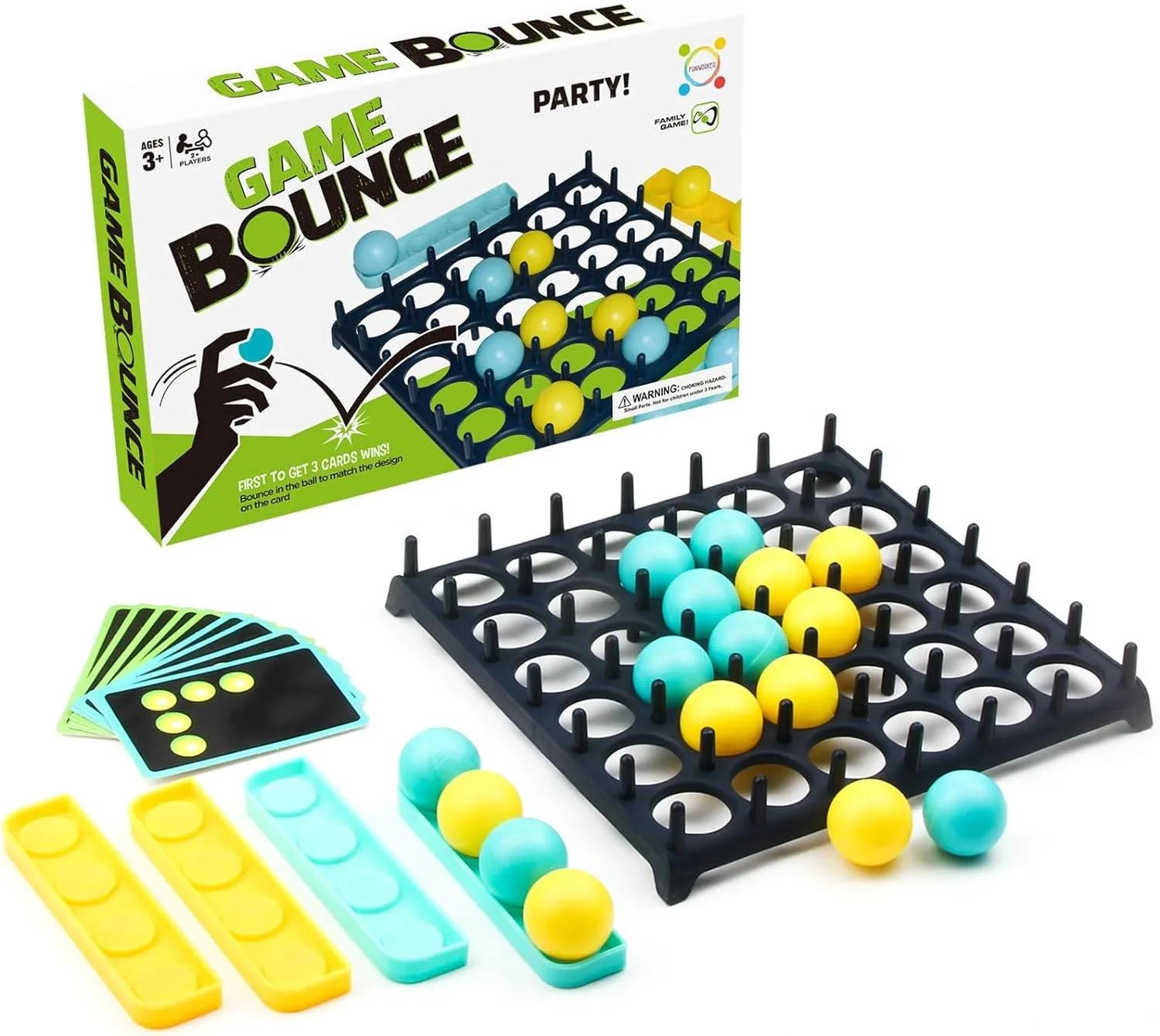 ALMCALS Bounce Ball Game: Fun Family Party Toy, Kids & Adults thumbnail