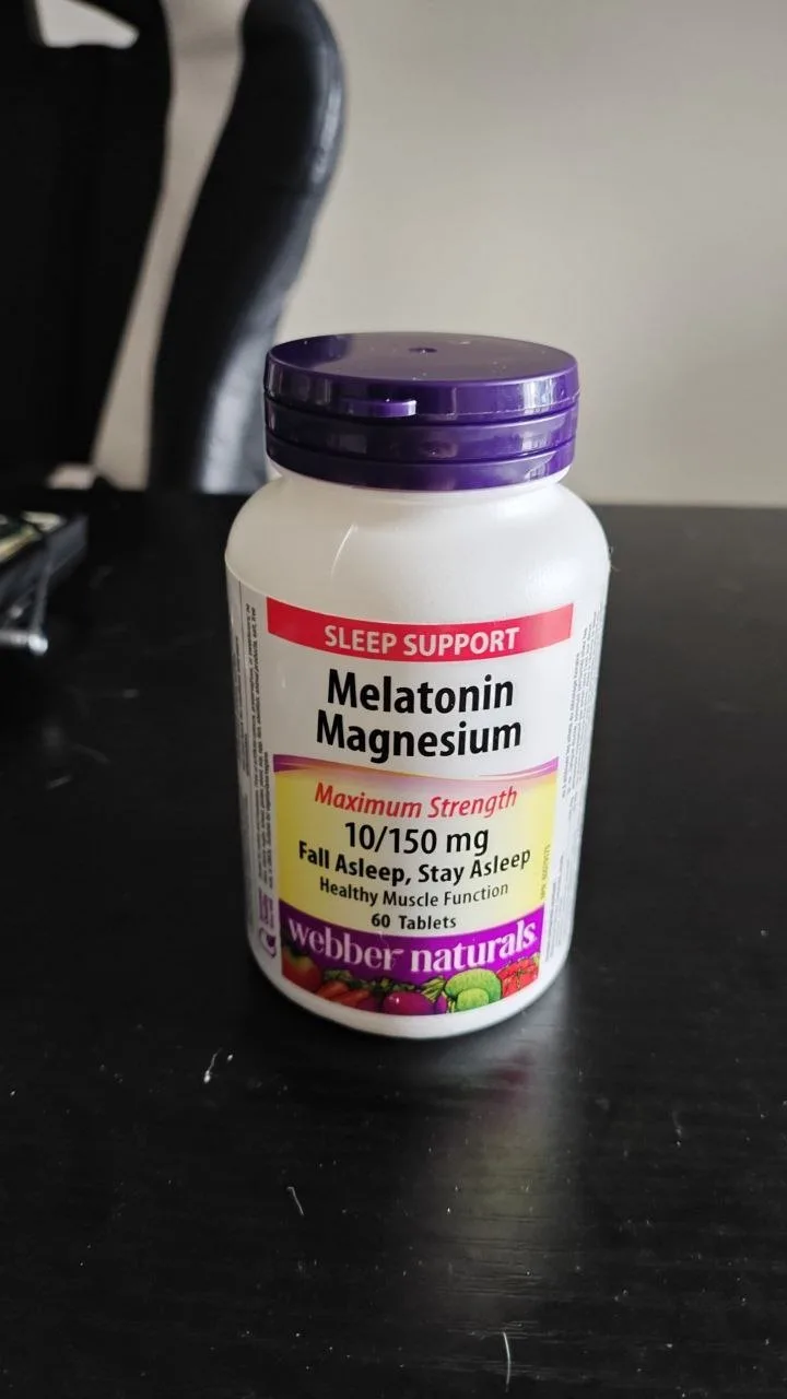 Webber Naturals Melatonin Magnesium – 60 Tablets (Unopened) thumbnail