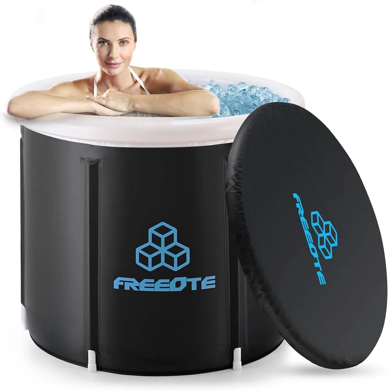 100 Gal Portable Cold Plunge Tub for Athletes with Cover thumbnail