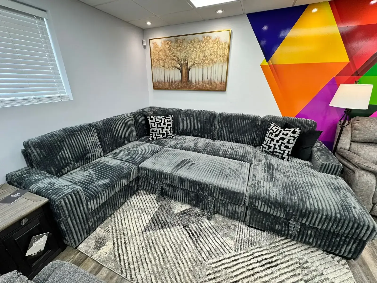 Classy 4-Piece Sectional Sofa Bed With Reversible Storage Chaise thumbnail