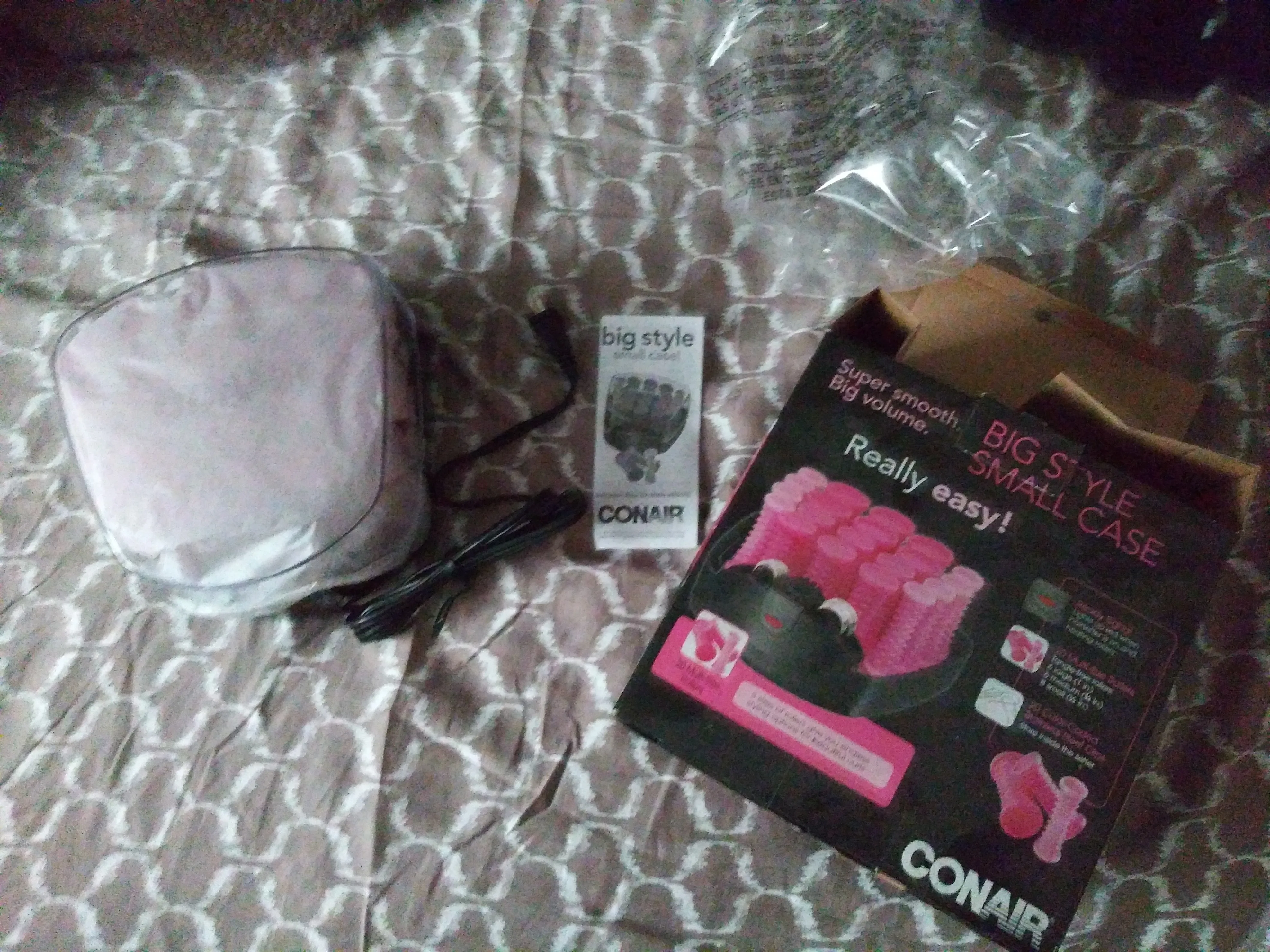 Conair Compact Multi-Size Hot Rollers, Coral thumbnail