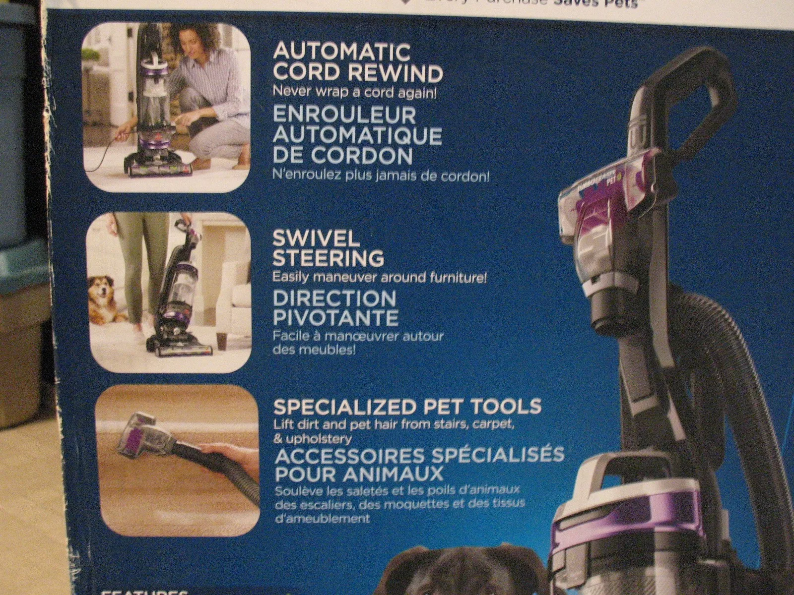 BISSELL CleanView Swivel Rewind Pet Vacuum Cleaner, NEW image indicator(10)