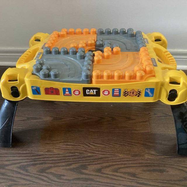 CAT Mega Bloks Construction Table – Foldable Play Table