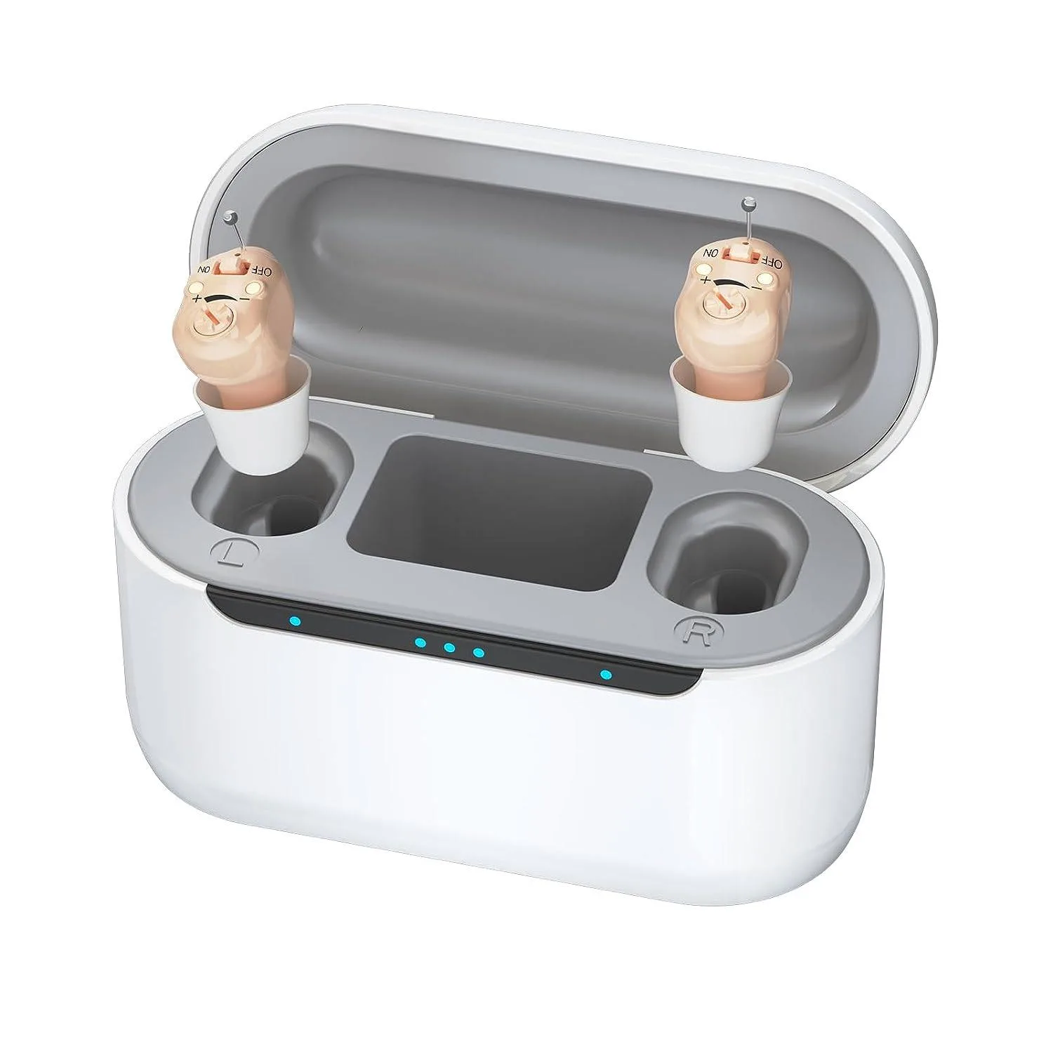 Rechargeable Hearing Aids for Seniors, Noise Reduction, 1.3 Oz thumbnail