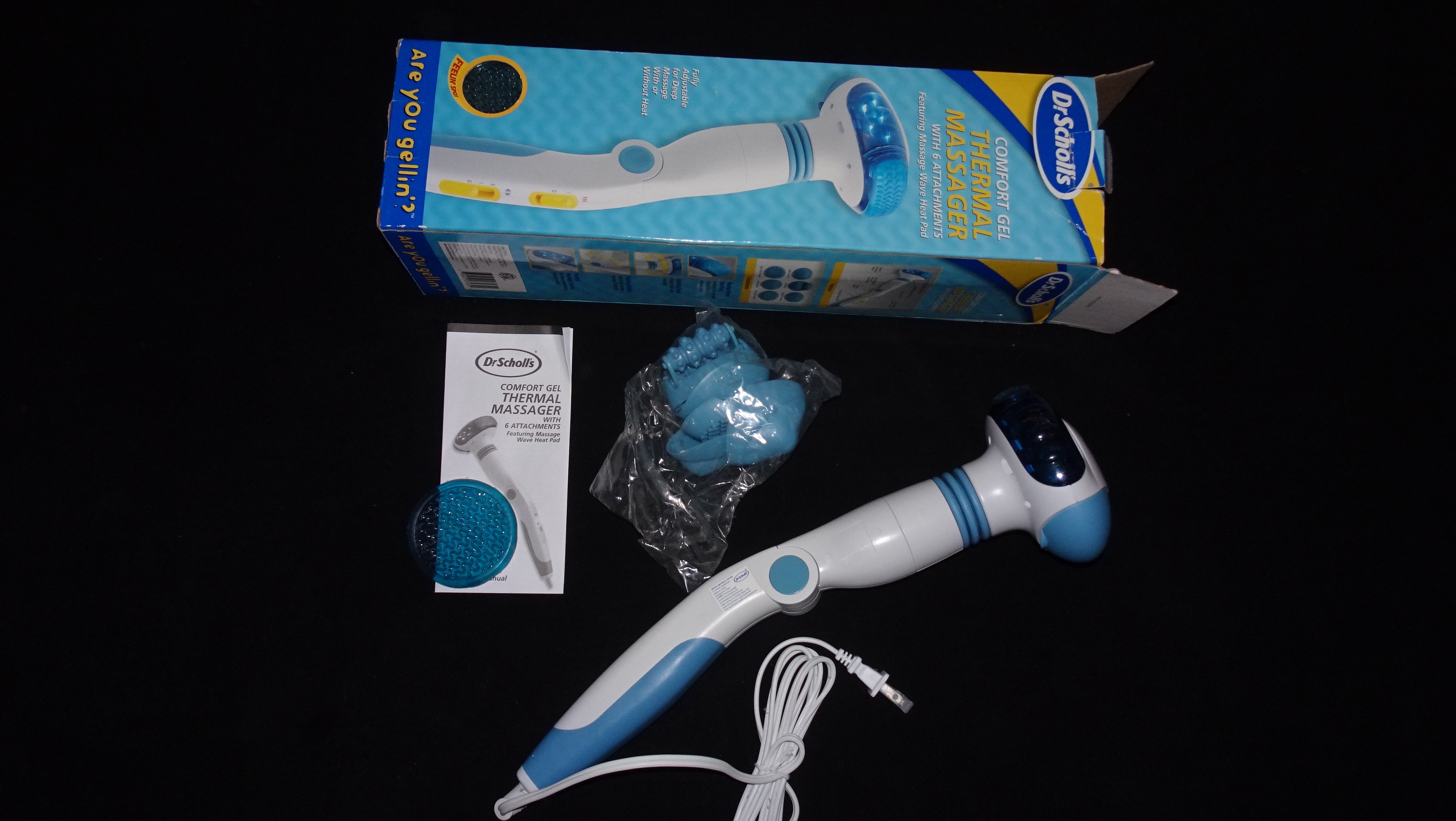 Dr. Scholls Comfort Gel Thermal Massager  Brand NEW
