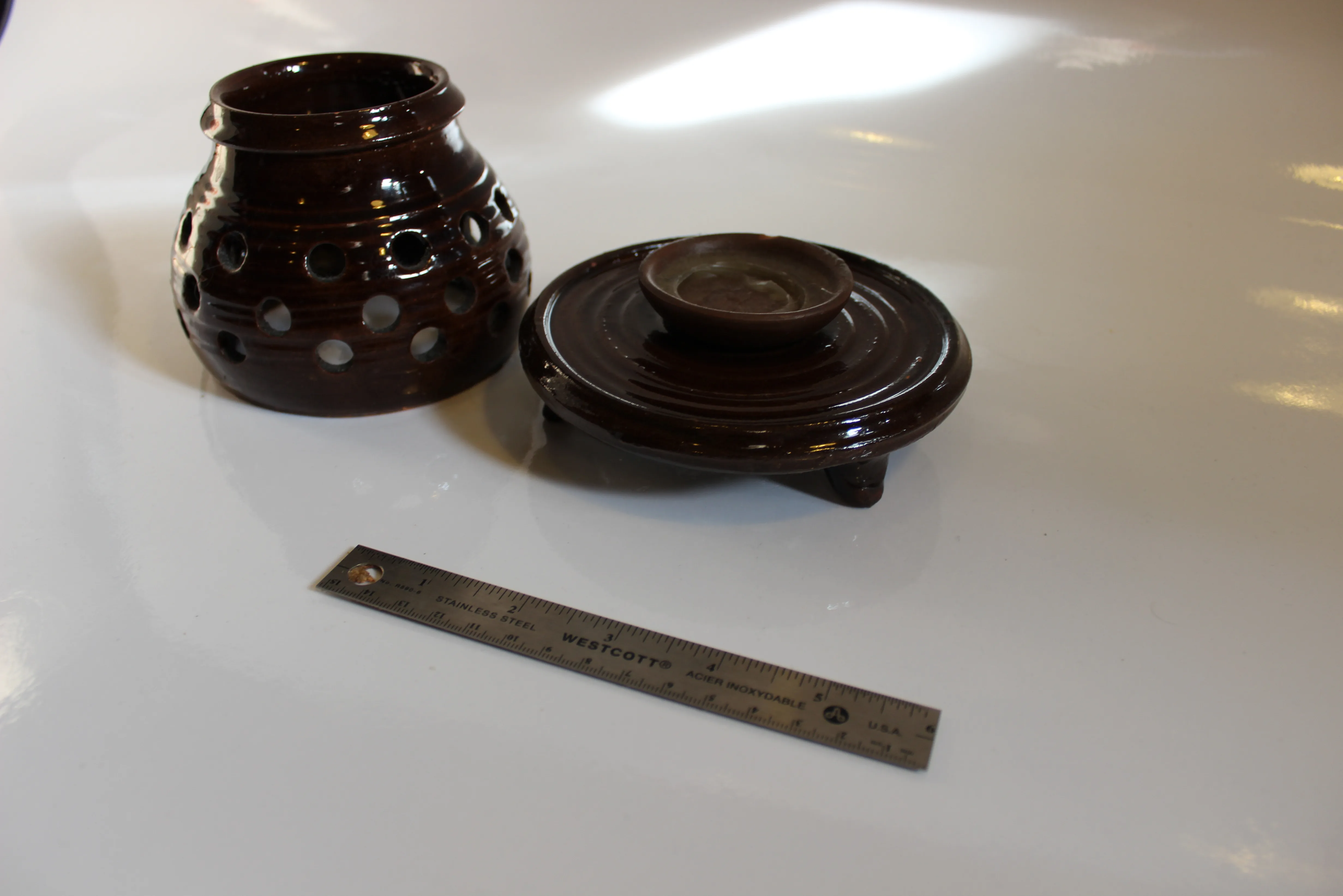 Vintage Swedish MCM Candle Holder image indicator(4)