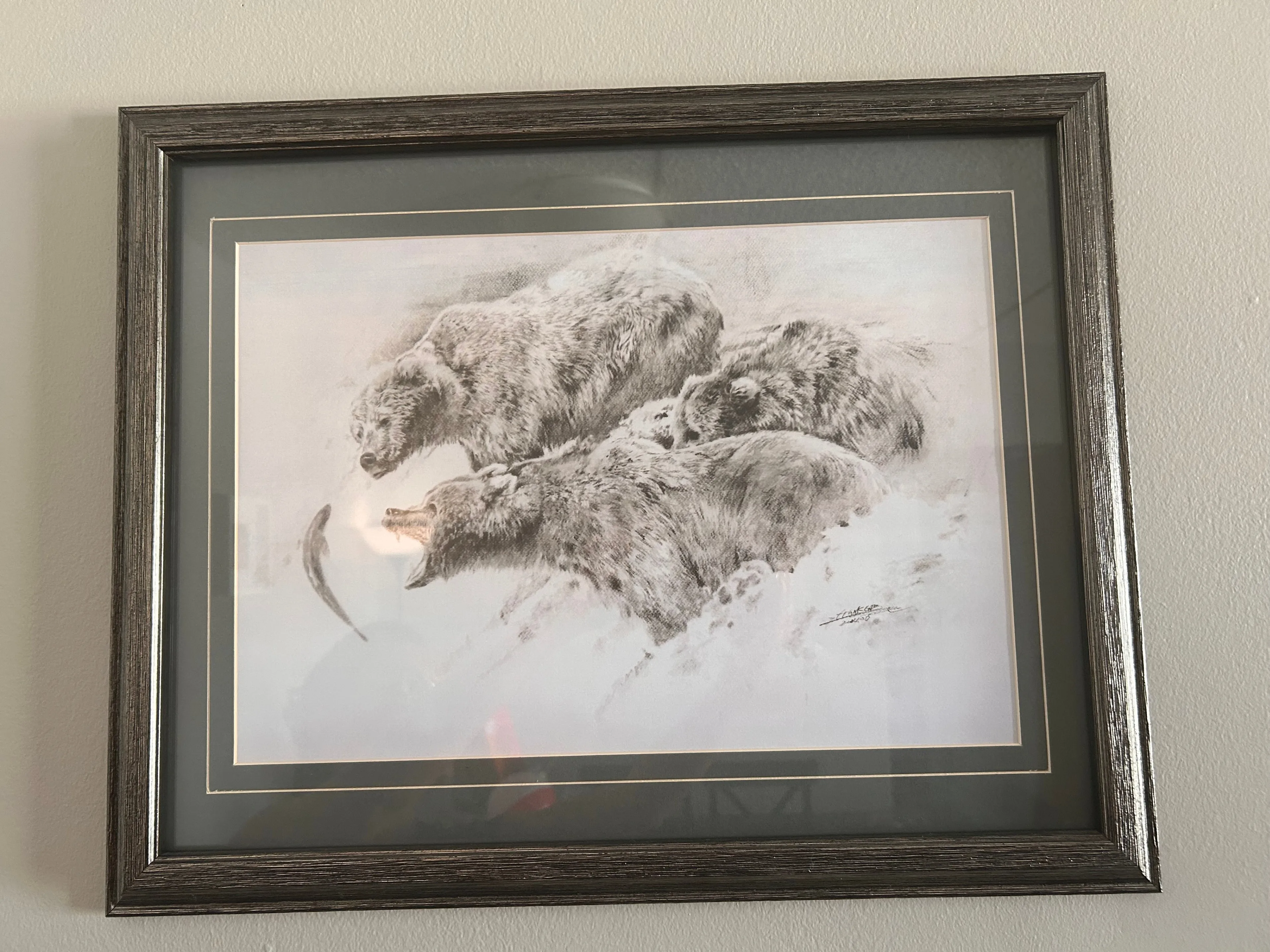 Framed Wall Art – Bears (Glass Front) thumbnail