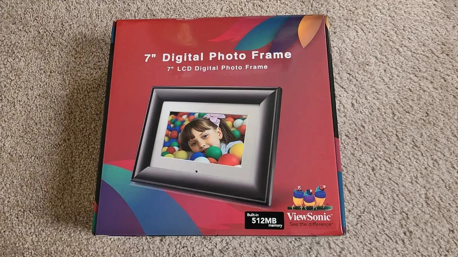 99% new - 7" LCD digital photo frame image indicator(4)